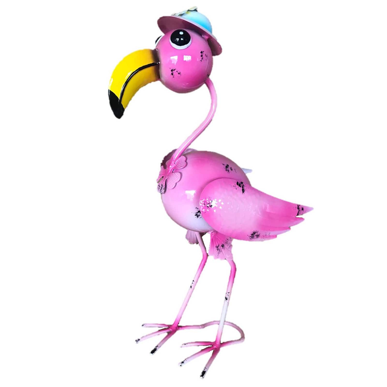 Santa&#x27;s Workshop 16&#x22; Pink Flamingo