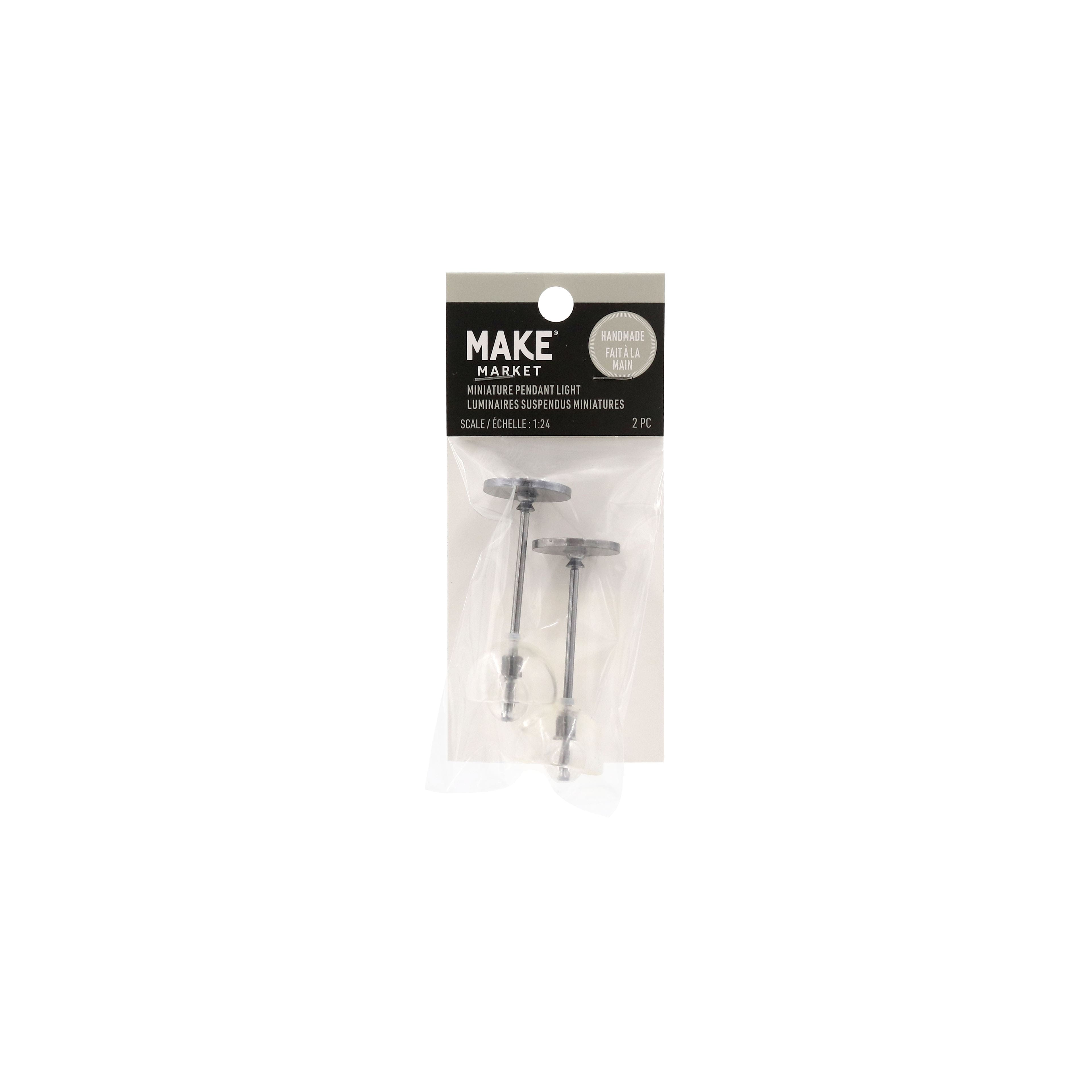 Miniature Silver Pendant Lights, 2ct. by Make Market&#xAE;