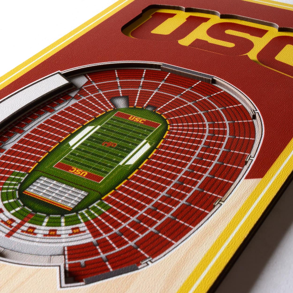 NCAA 6&#x22; x 19&#x22; StadiumView 3D Banner