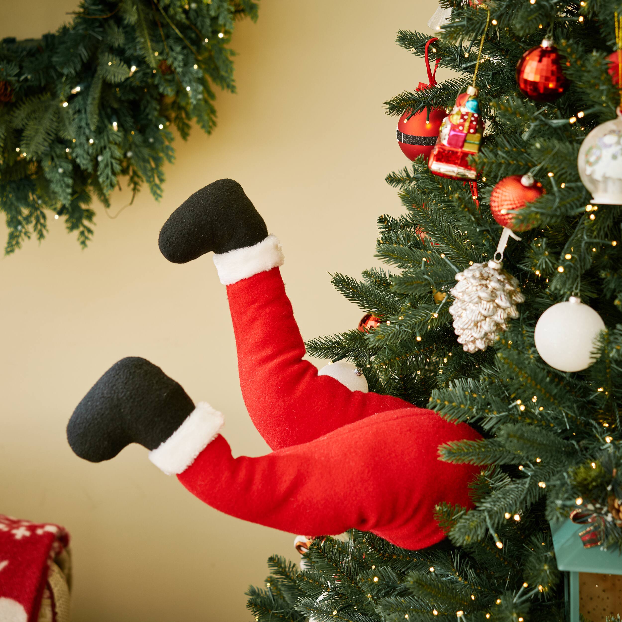 16&#x22; Animated Santa Kickers