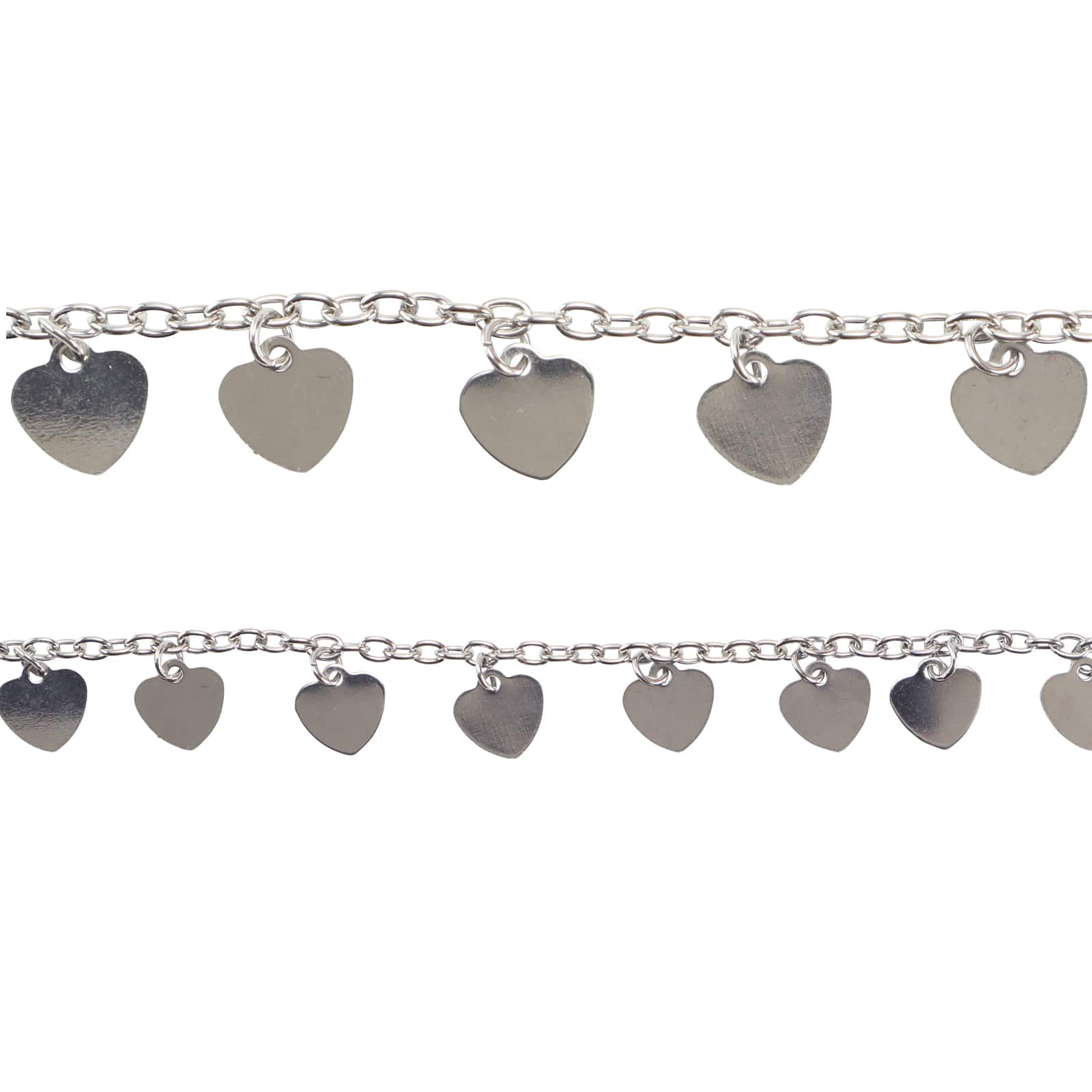 Metallic Heart Beads by Bead Landing&#x2122;, 9.8mm