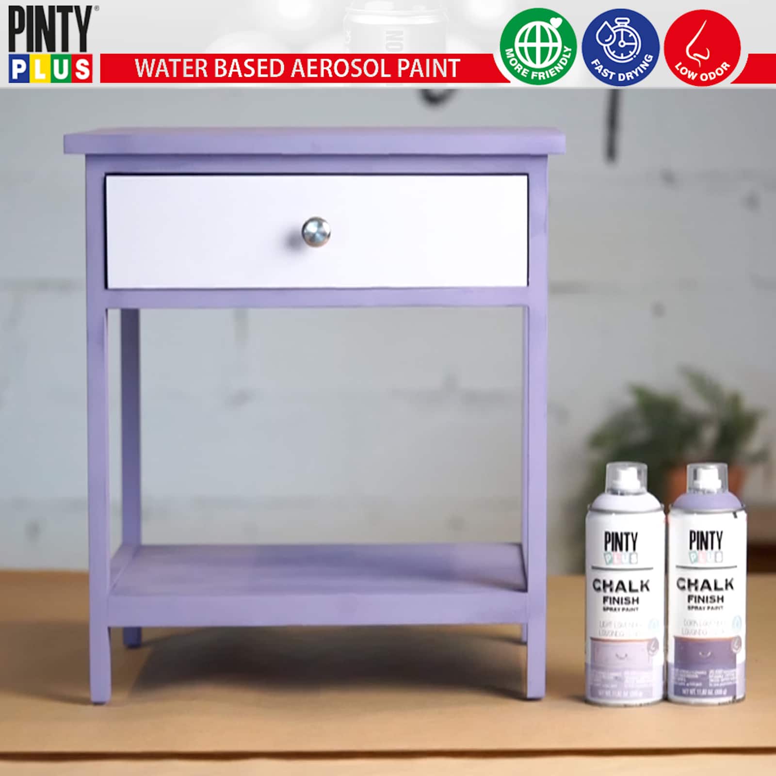 Pintyplus Chalk Finish Spray Paint