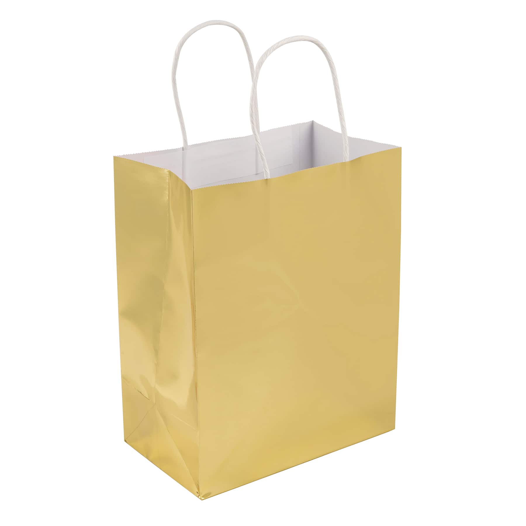 6 Packs: 13 ct. (78 total) Medium Gold Gift Bag Value Pack by Celebrate It&#x2122;