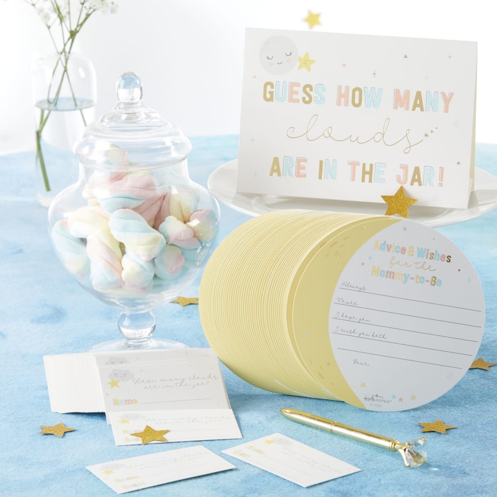 Kate Aspen&#xAE; Twinkle Twinkle Advice Card &#x26; Baby Shower Game Set