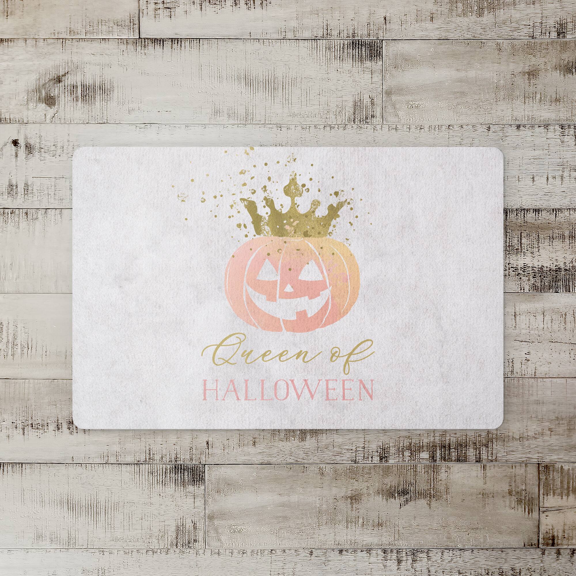 Queen of Halloween Floor Mat