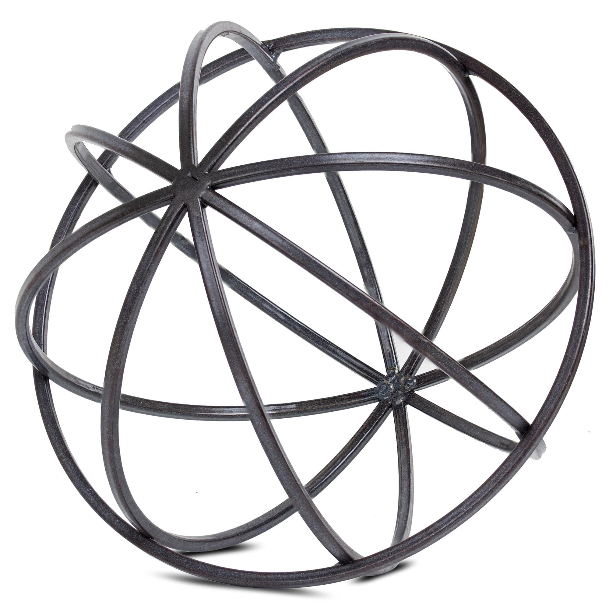 8&#x22; Metal Dyson Sphere Sculpture