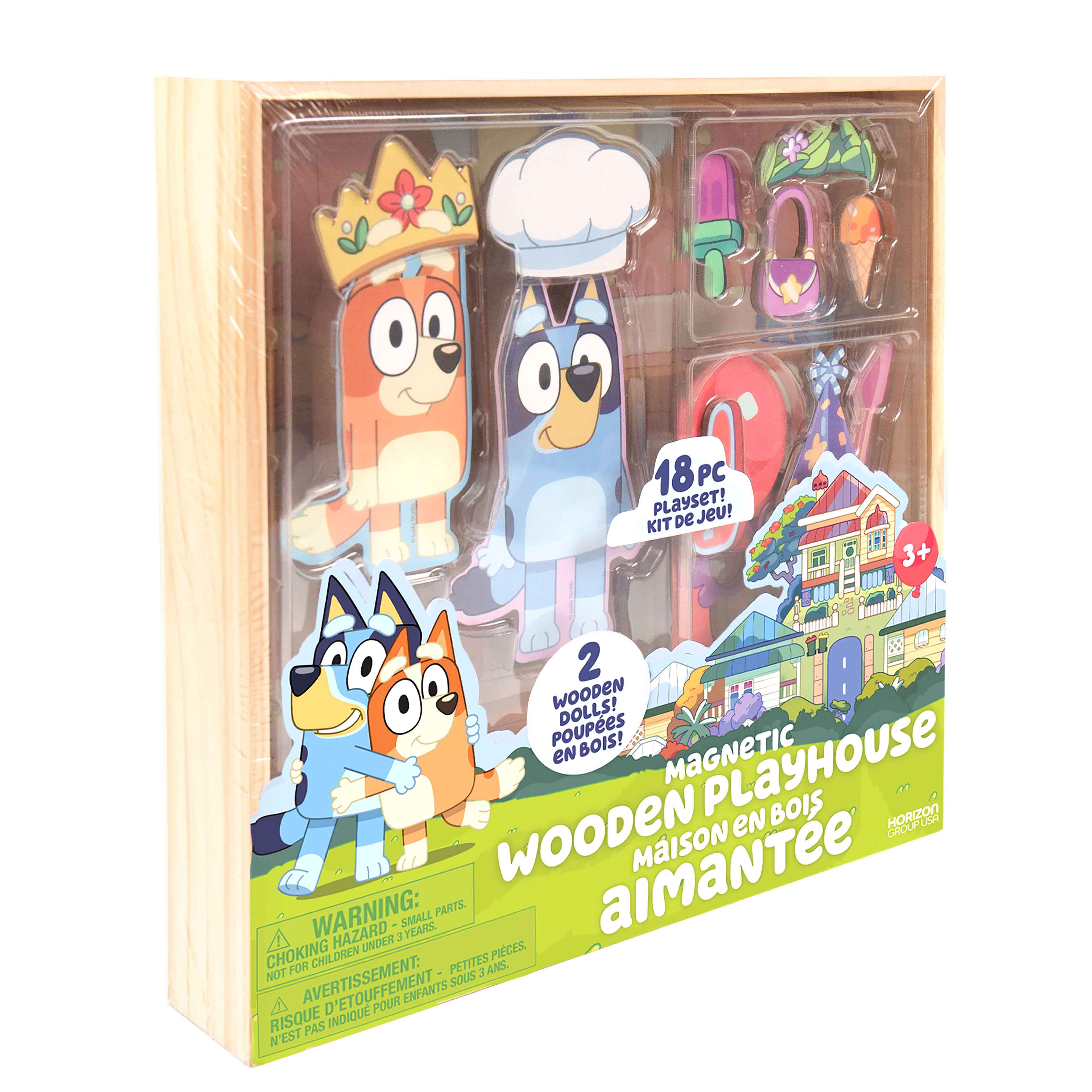 Bluey Magnetic Wooden Playhouse