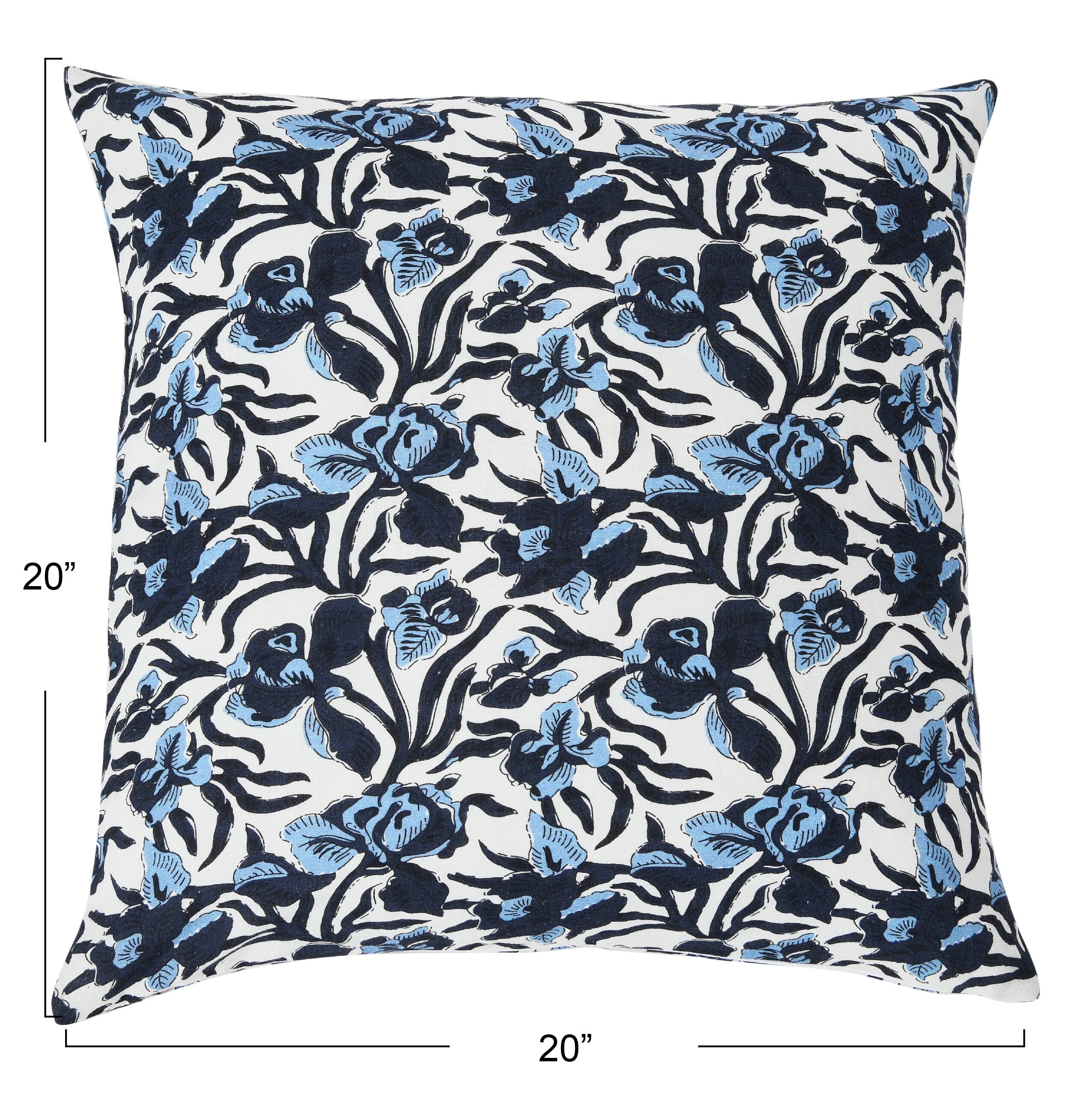 Hello Honey&#xAE; Noir Iris Square Pillow Cover