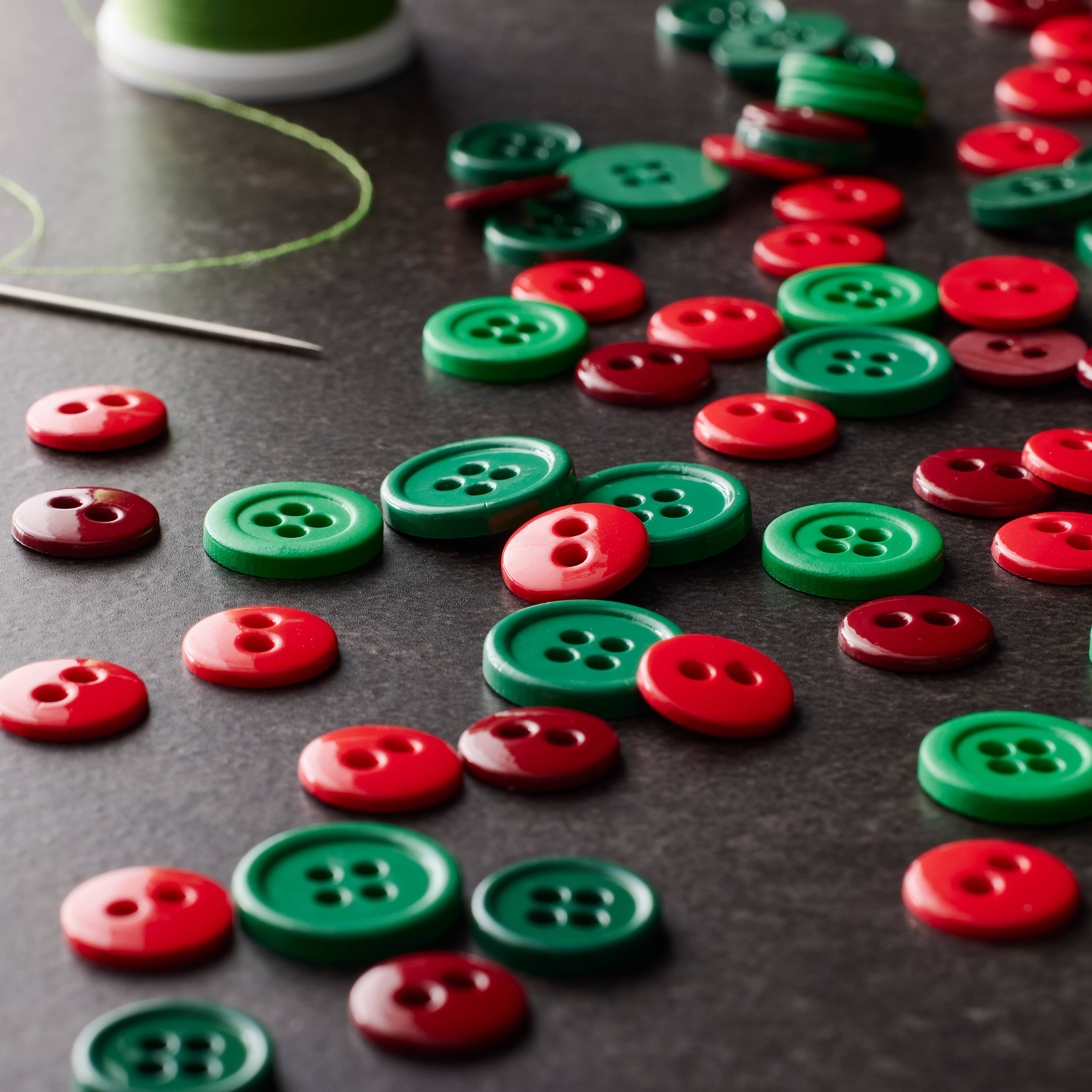Colors We Love Christmas Buttons By Loops &#x26; Threads&#xAE;