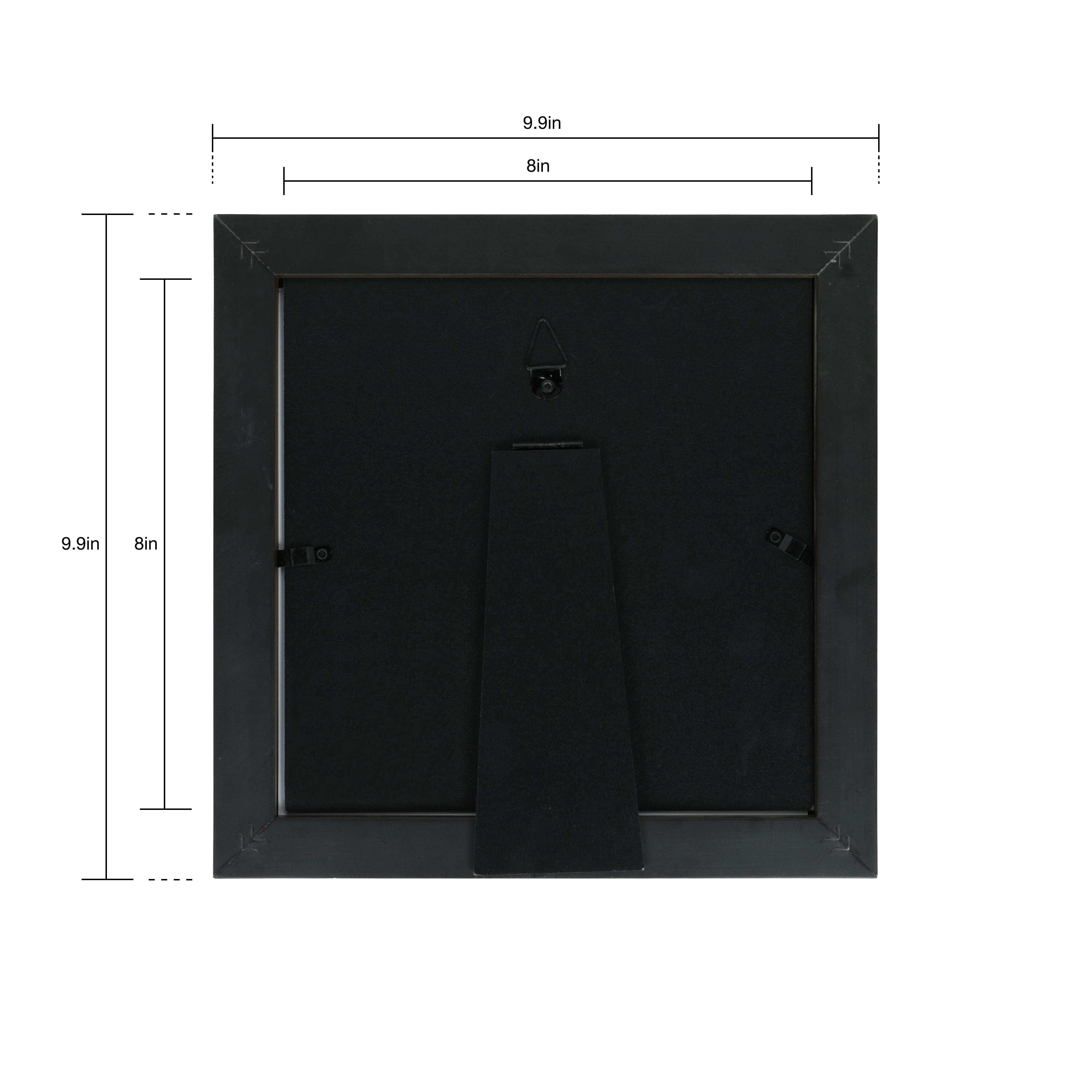 6 Pack: Gallery&#x2122; Walnut &#x26; Gold Trim Frame with Mat by Studio D&#xE9;cor&#xAE;