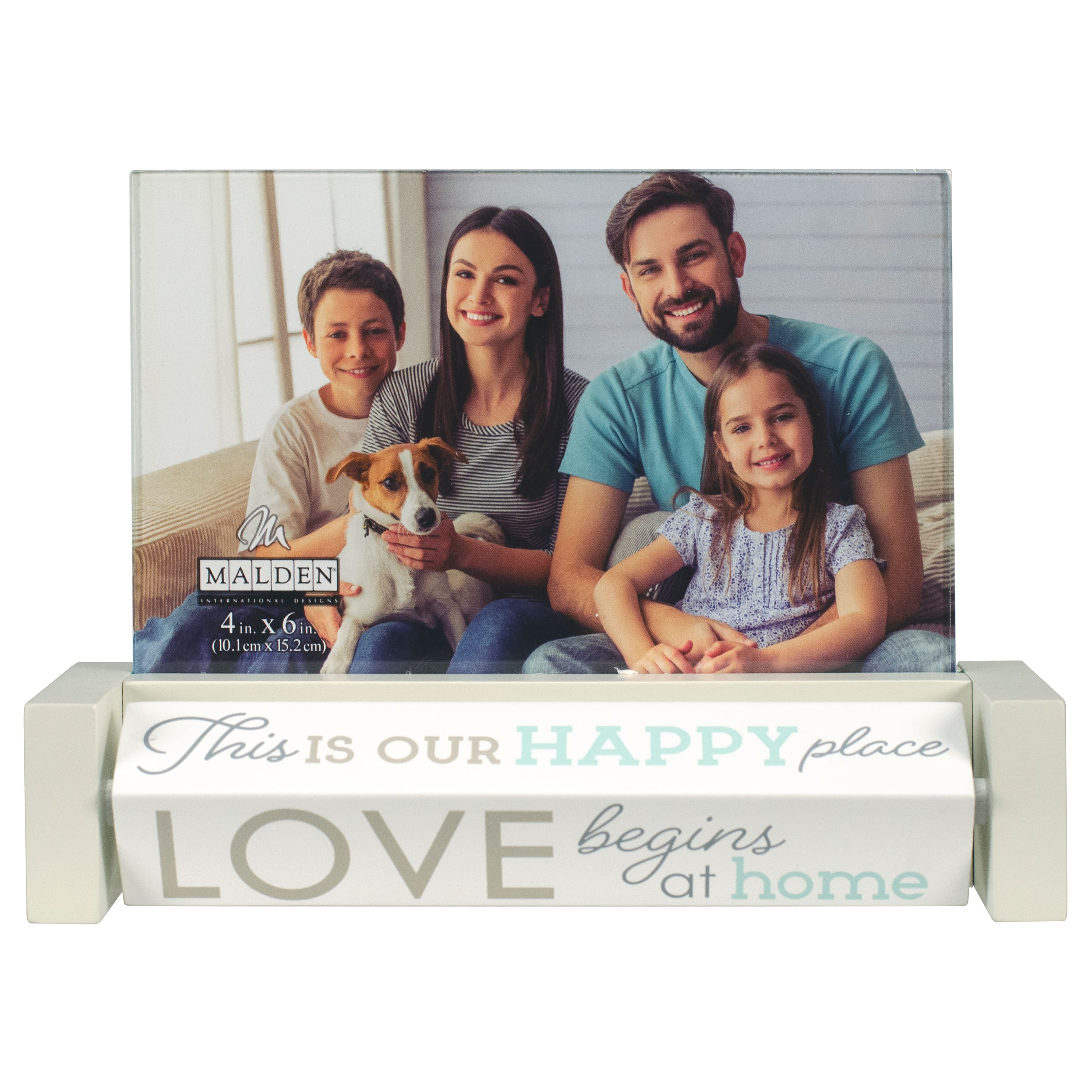 Malden International Designs Family 4&#x22; x 6&#x22; Spin Quote Frame
