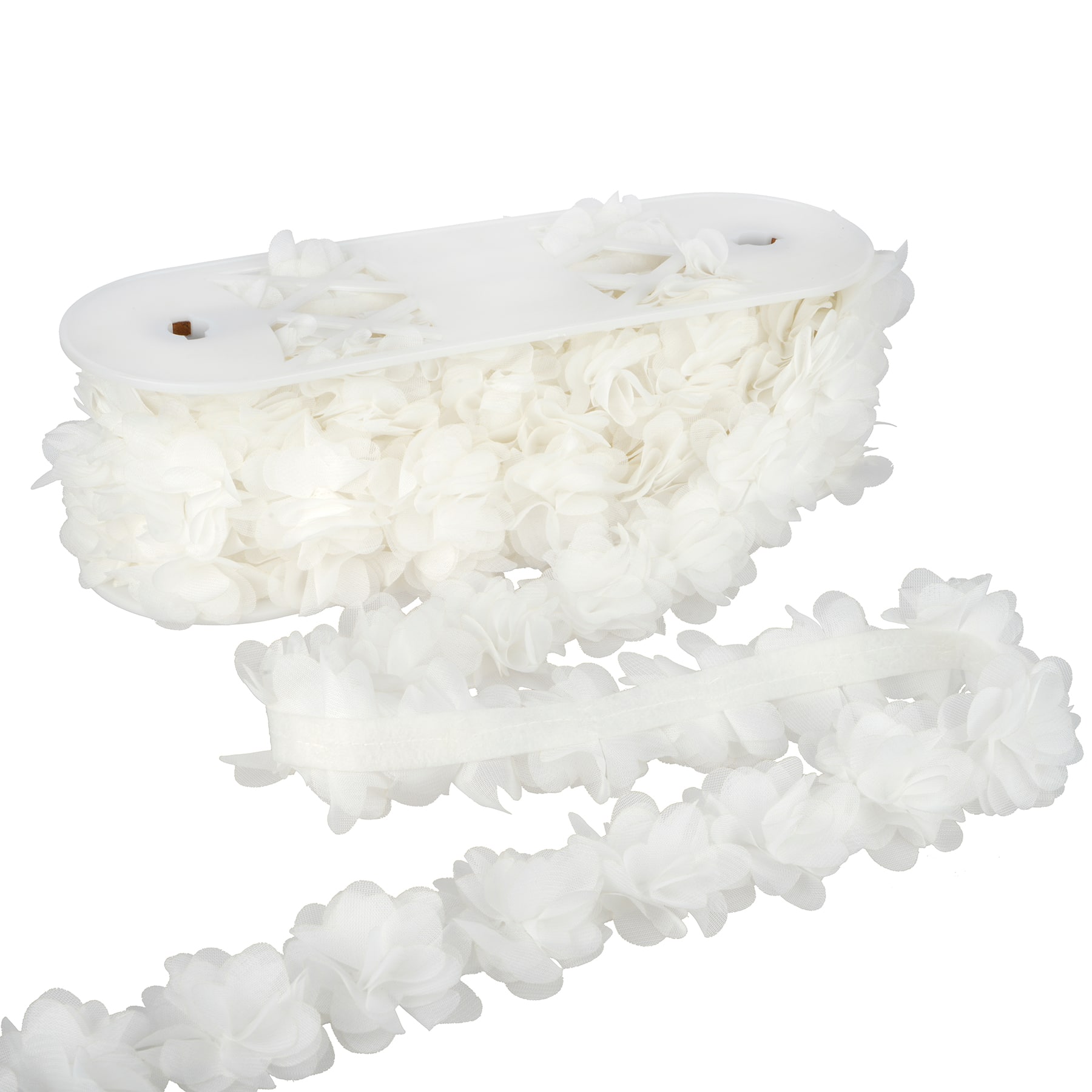 2.1&#x22; Rosettes Chiffon Trim by Celebrate It&#xAE;