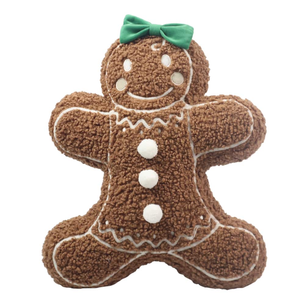 18&#x22; Gingerbread Cookie Throw Pillow by Ashland&#xAE;