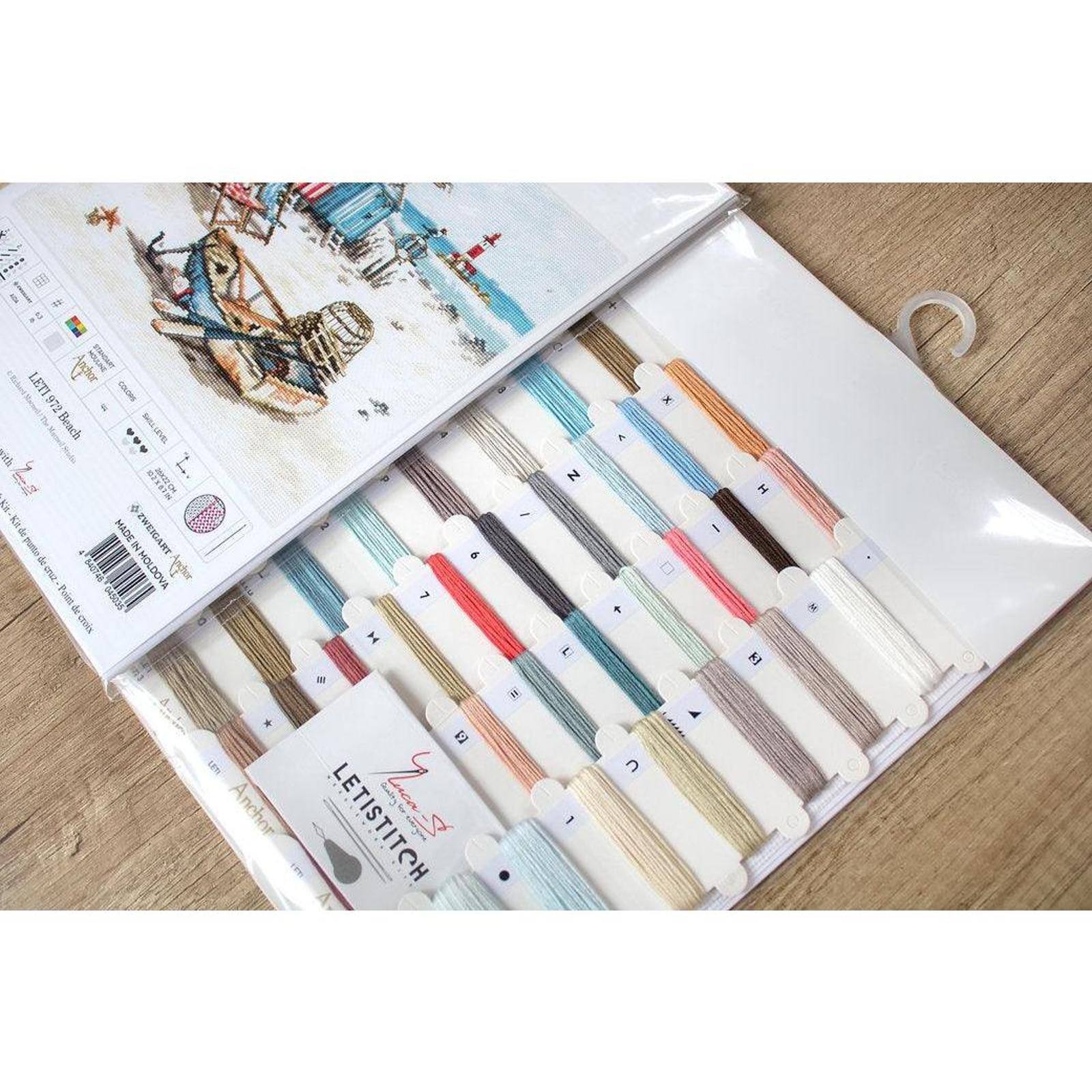 Letistitch Beach Counted Cross Stitch Kit