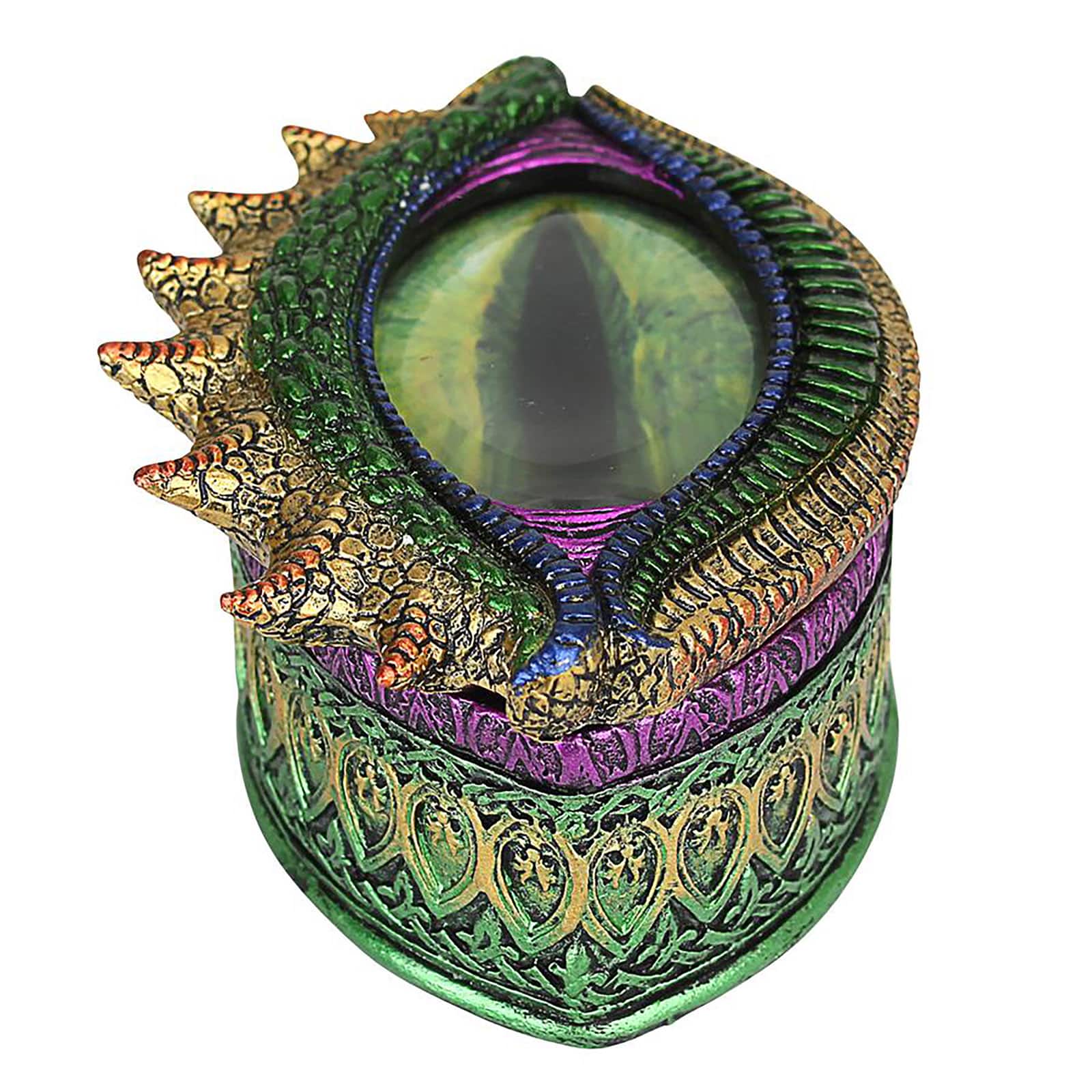 Design Toscano 4&#x22; Eye of the Evil Dragon Sculptural Box
