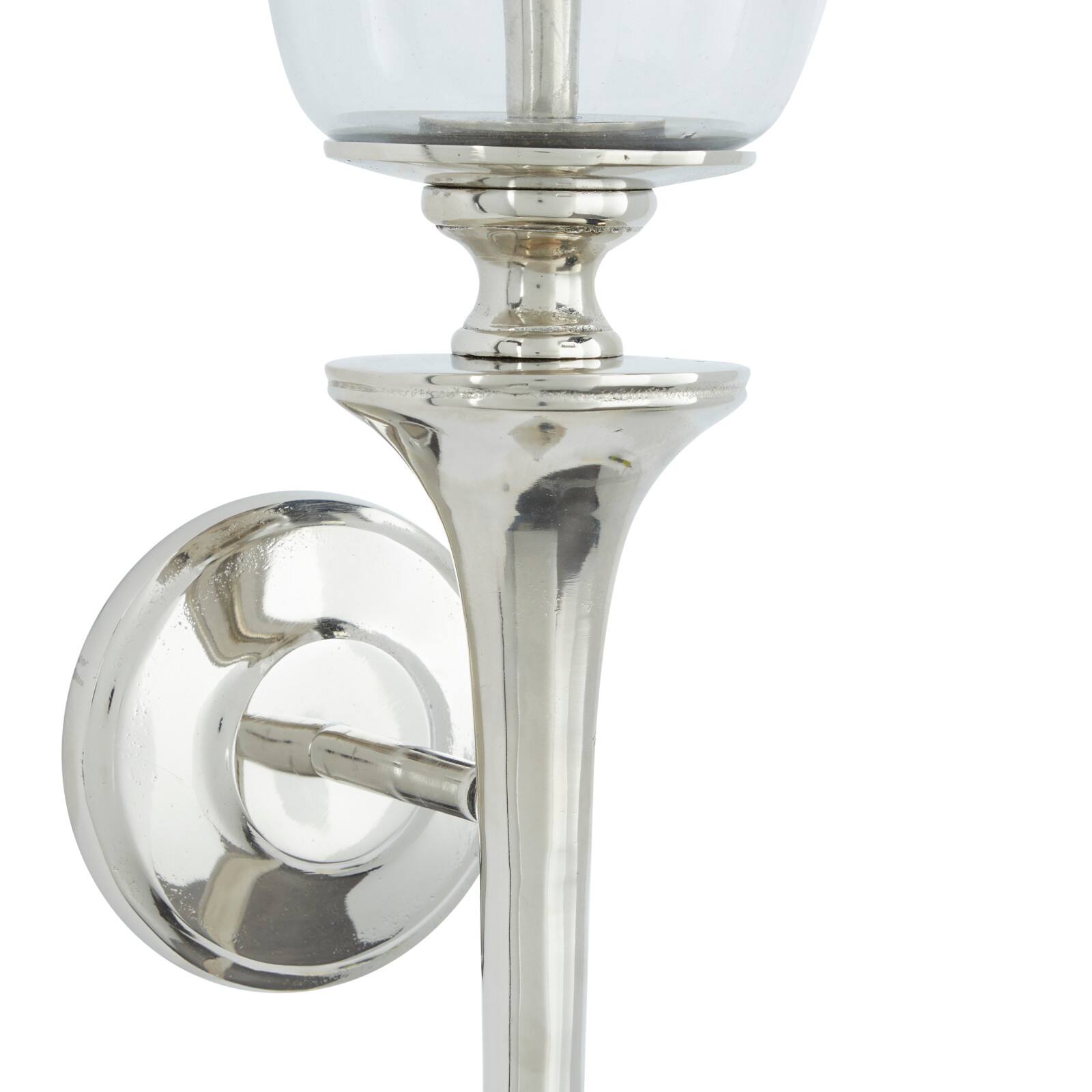 30&#x22; Silver Traditional Wall Sconce