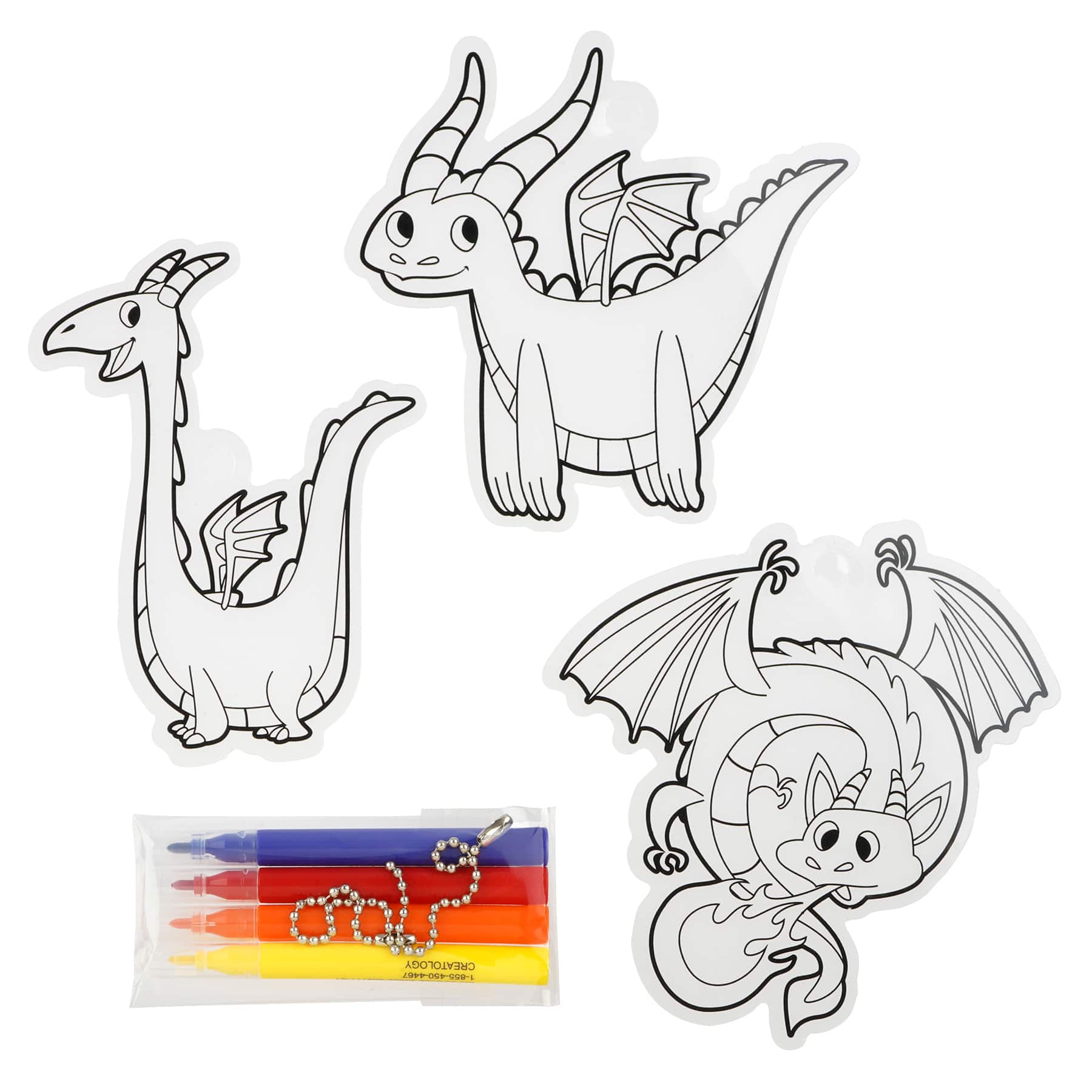 Color Your Way Dragon Shrink Art Kit by Creatology&#x2122;