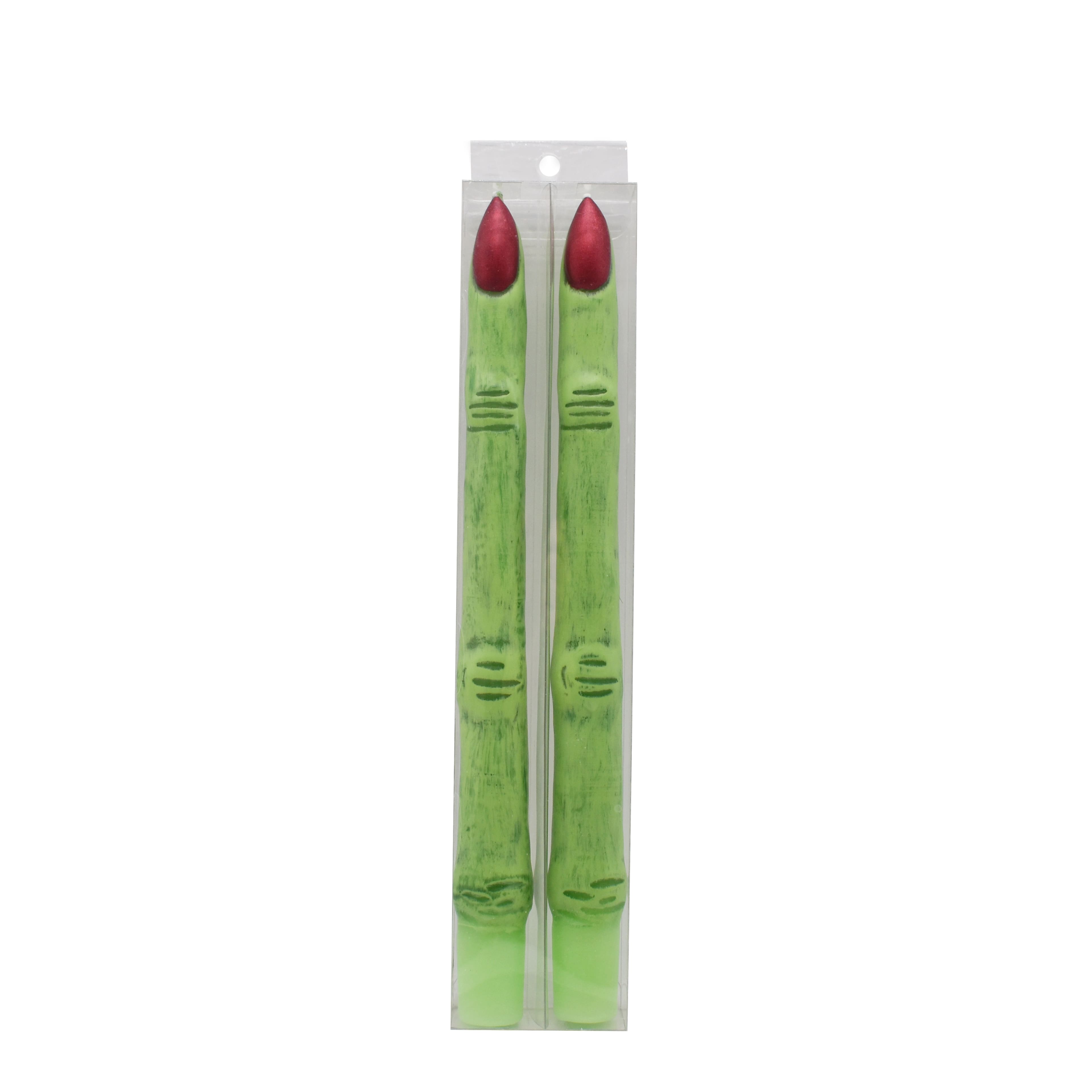 10" Green Witch Finger Candles, 2ct. by Ashland®