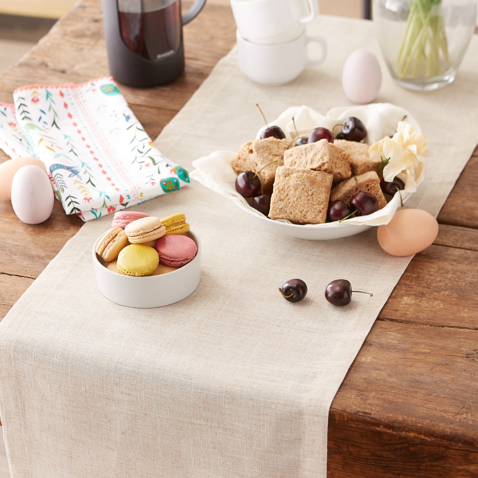 DII® 70" Spring Meadow Embroidered Table Runner