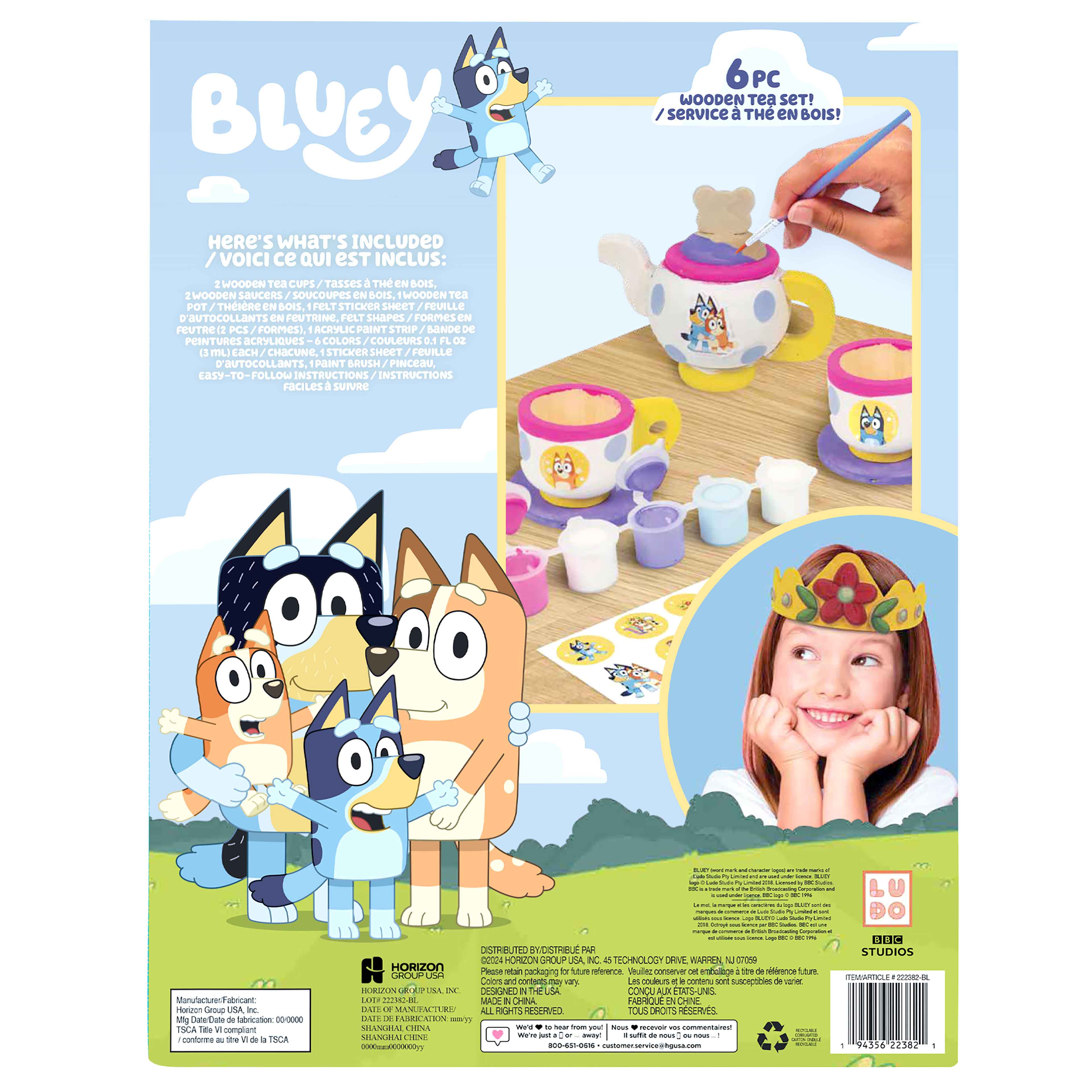 Bluey Paint &#x26; Play Tea Party