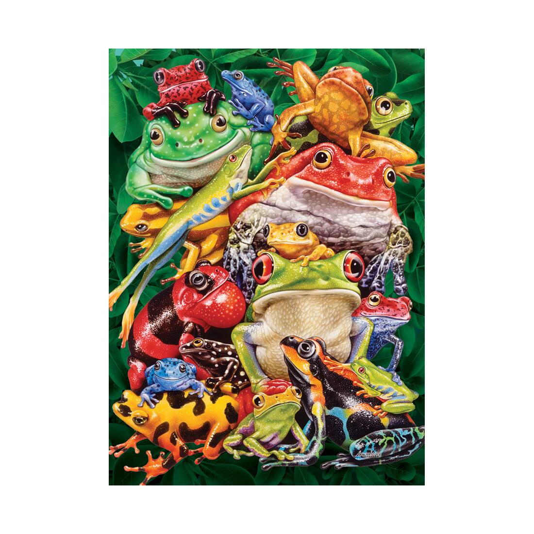Frog Business by Lori Anzalone 1,000 Piece Jigsaw Puzzle