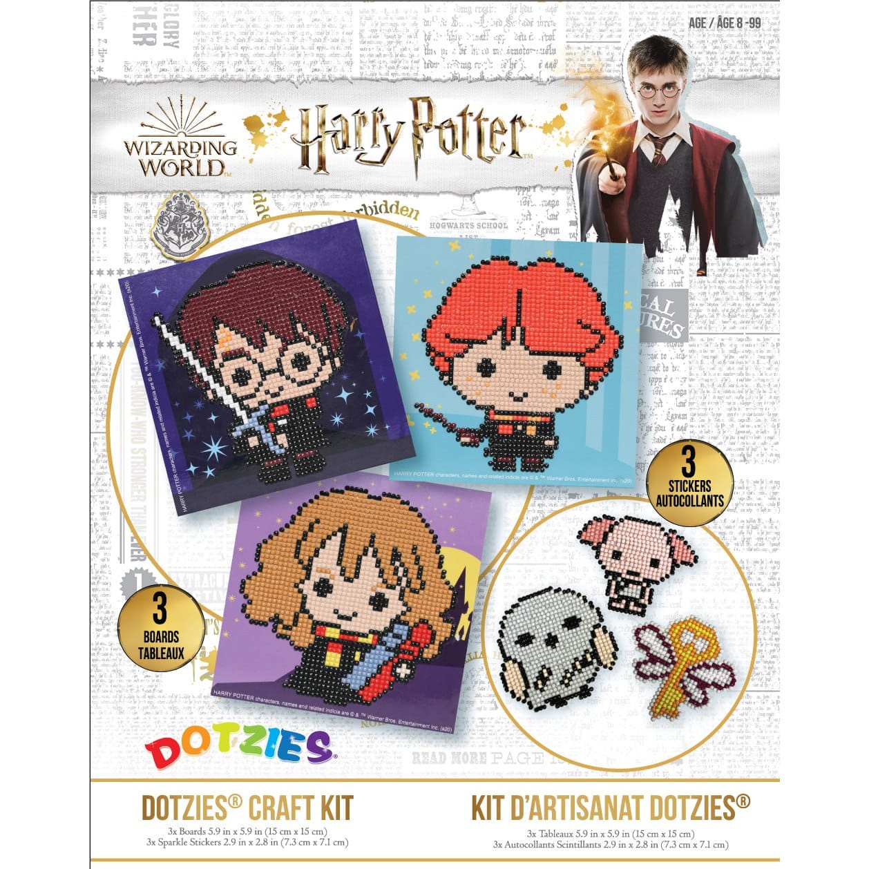 Camelot® Dots Dotzie's® Harry Potter Craft Kit, Round Diamonds