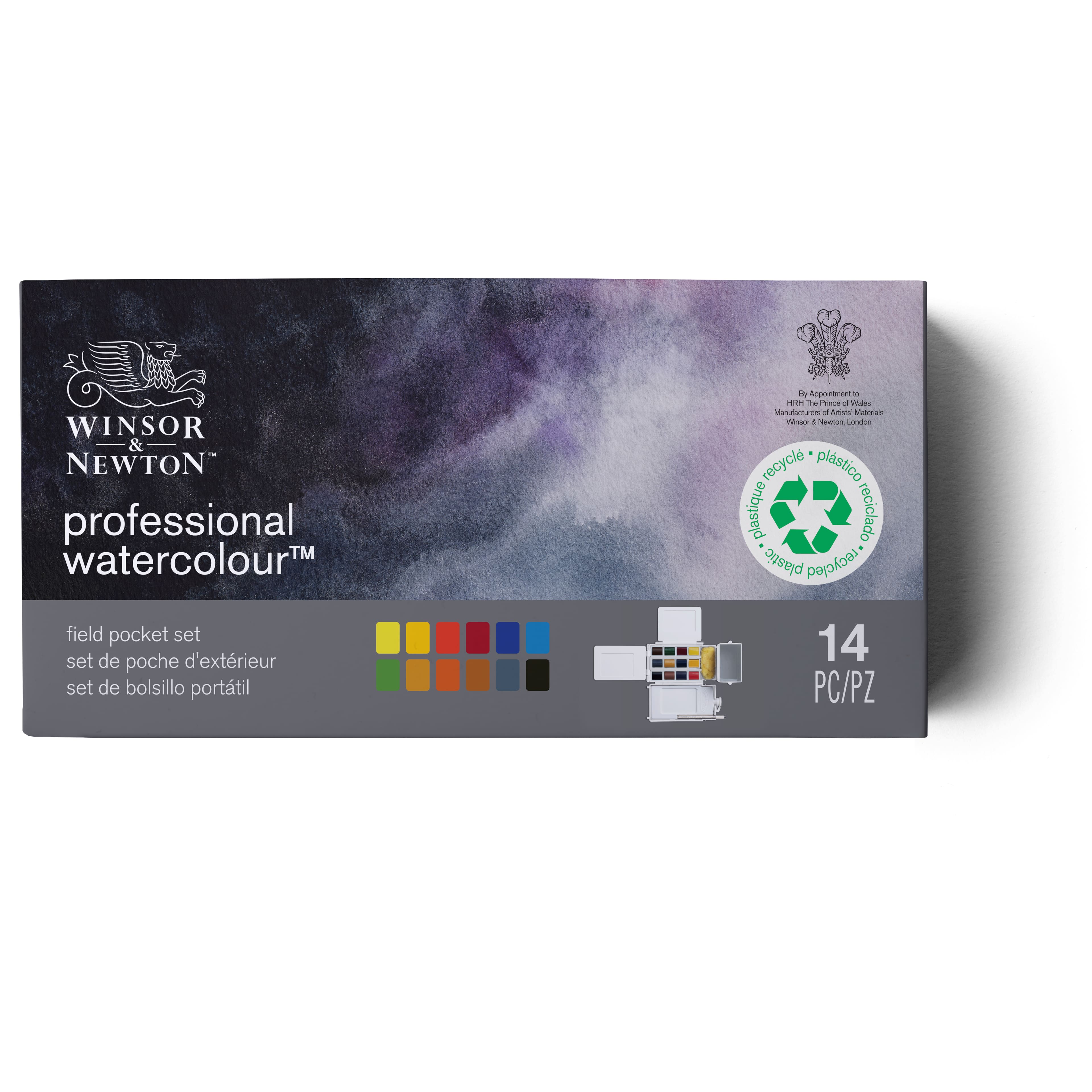 Winsor &#x26; Newton&#x2122; Professional Watercolour&#x2122; 12 Color Field Pocket Set