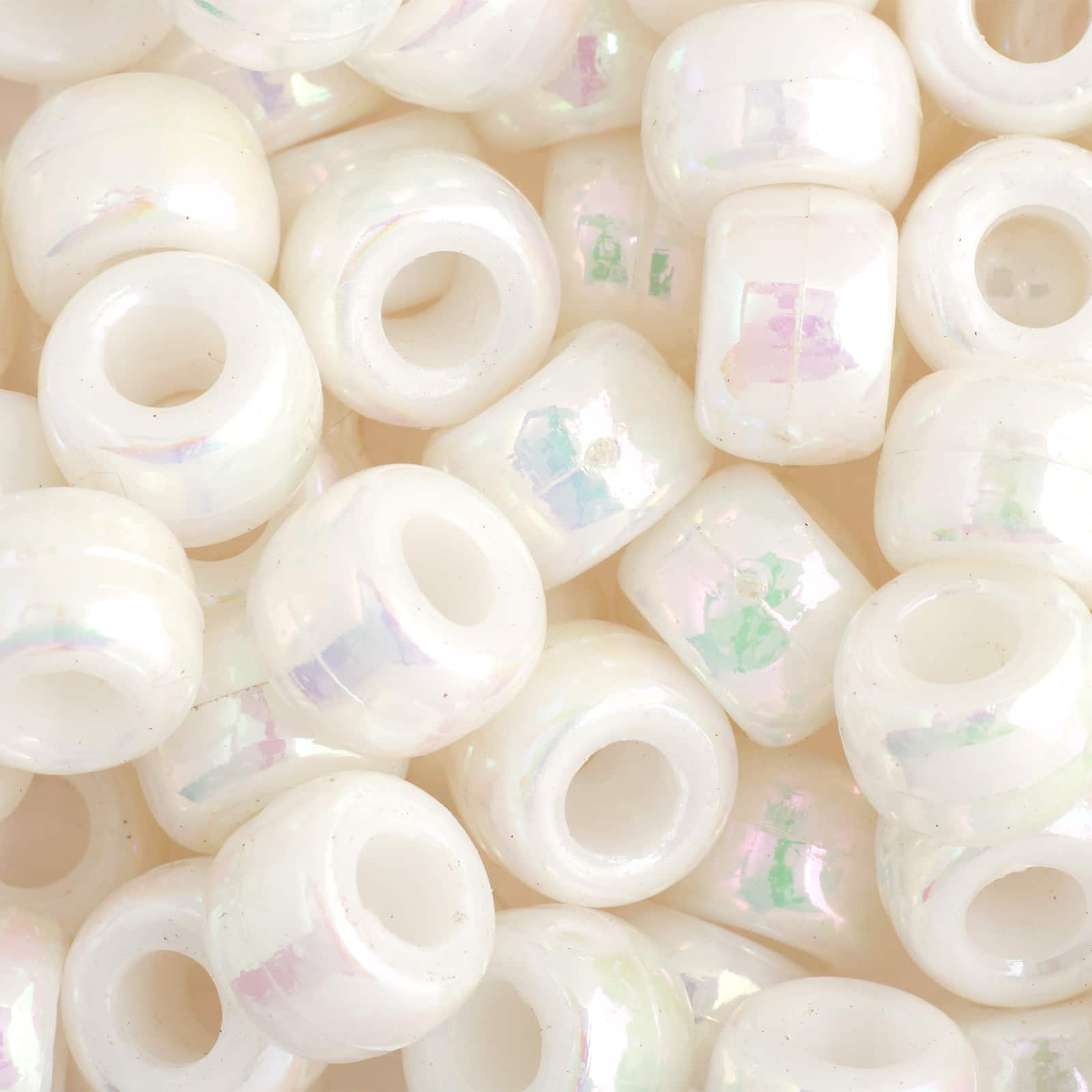 John Bead 9mm Opaque Plastic Pony Beads, 1,000ct.