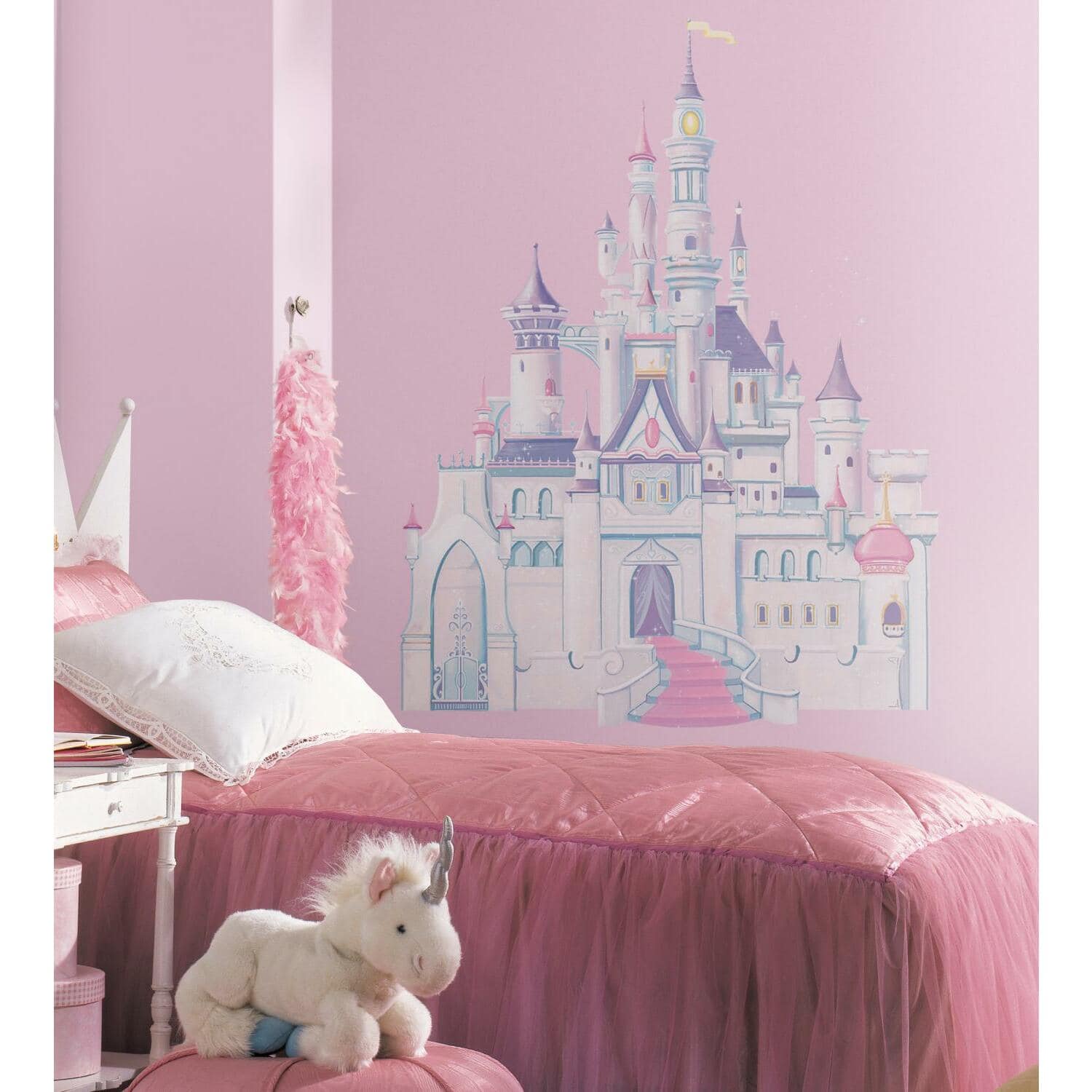 Disney Castle Wall Decal New Design Disney Castle Photo Wall Decal Fireworks & Tinkerbell Included Castle Wall Decal