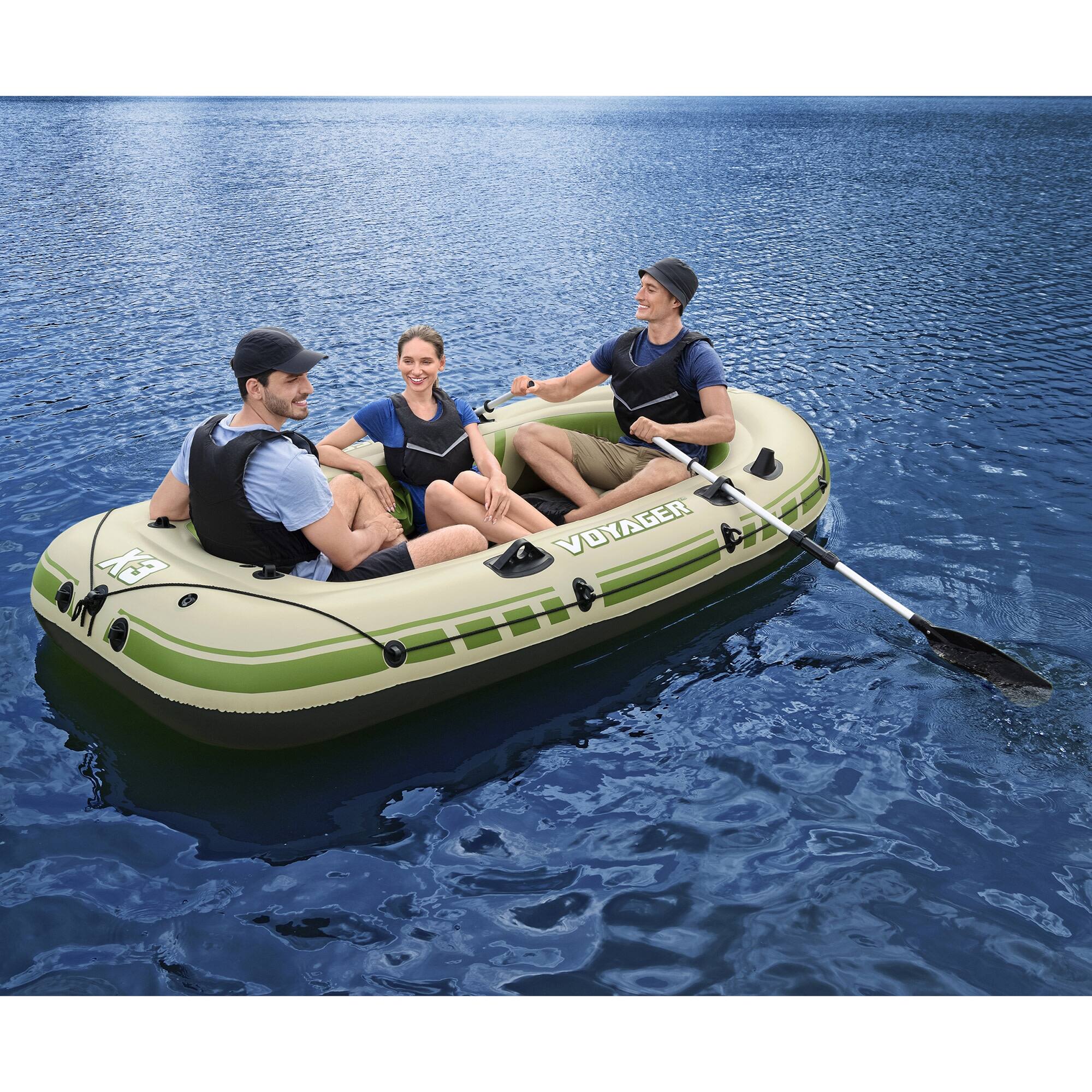 Bestway 9.5ft. Hydro-Force Voyager X3 Inflatable Raft Set