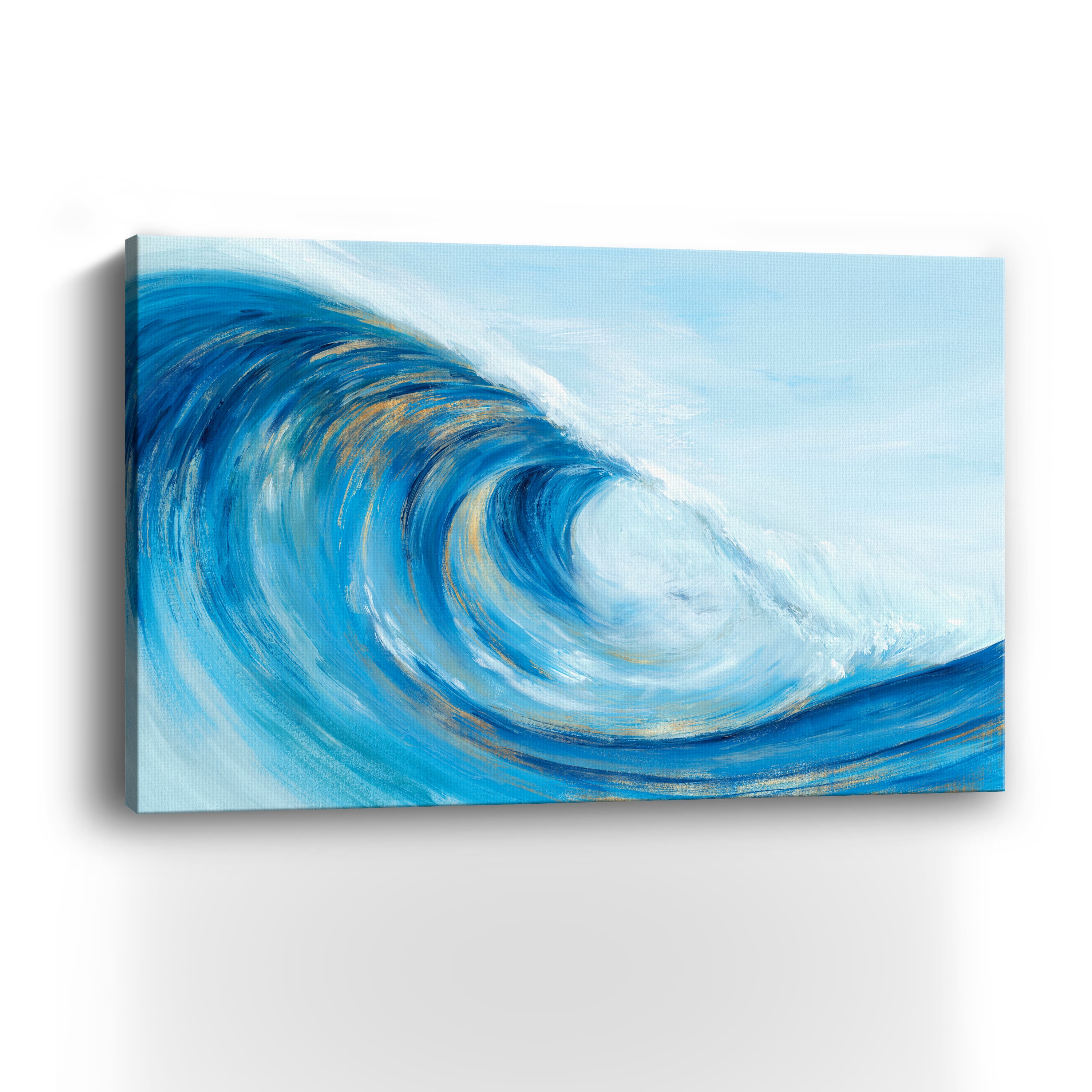 Lumaprints Wave Curl I Canvas Gicl&#xE9;e