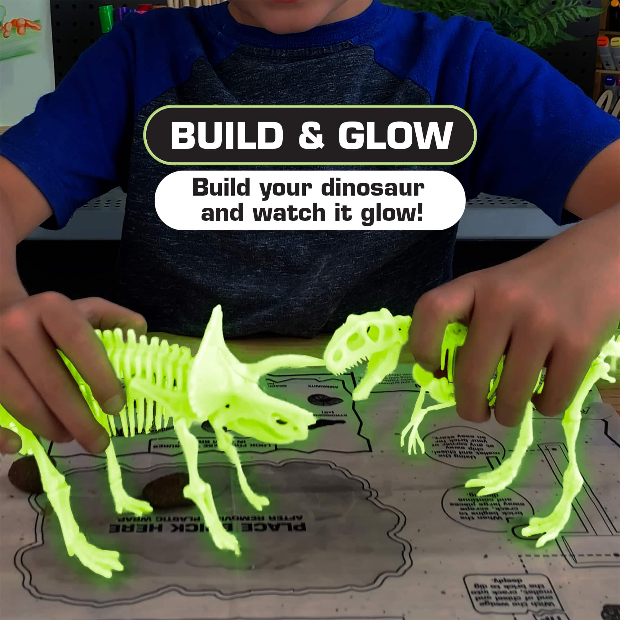 ArtSkills® Epic Lab Dinosaur Fossil Dig Kit with Glow in the Dark Dino Skeletons