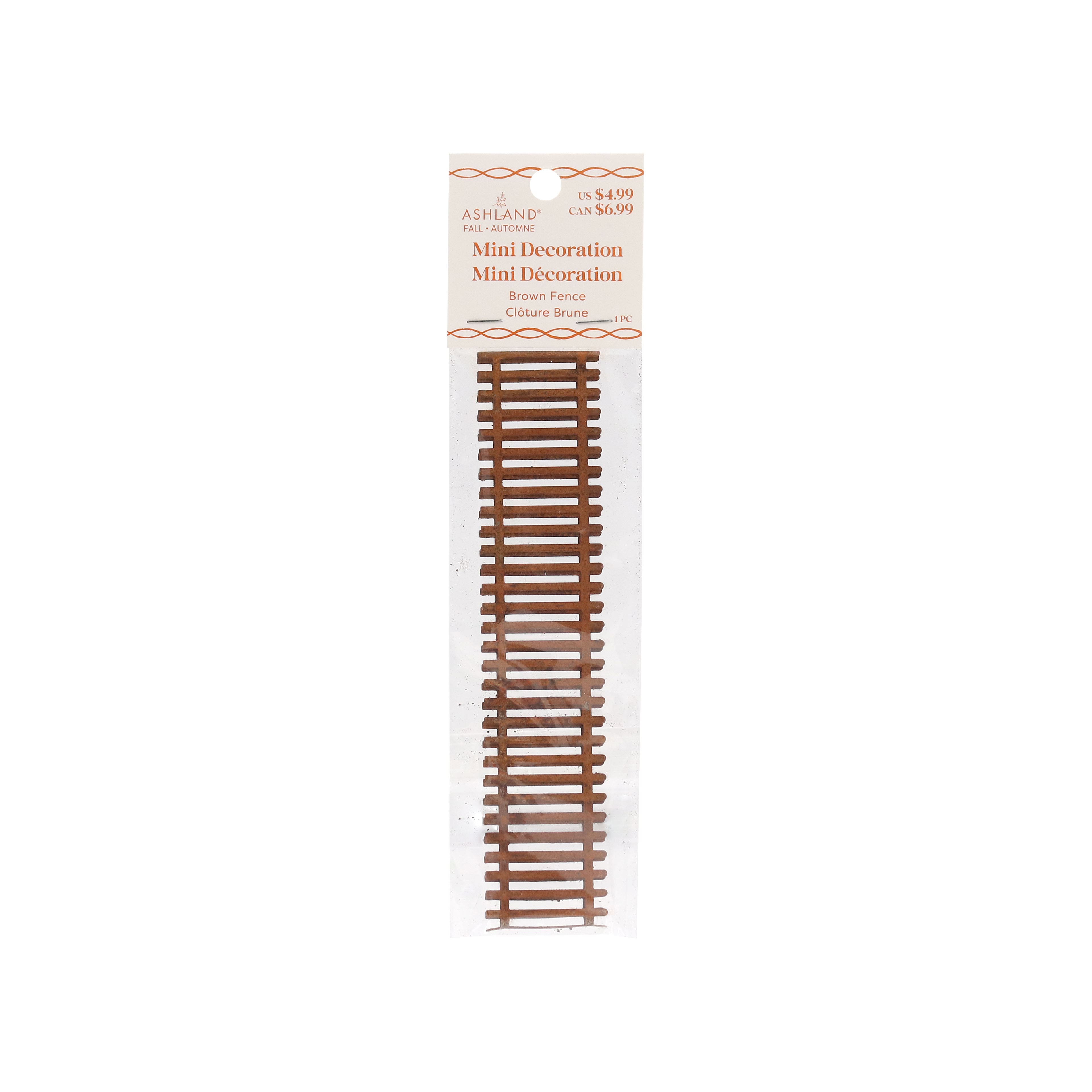 Mini Rusty Fence Decoration by Ashland&#xAE;