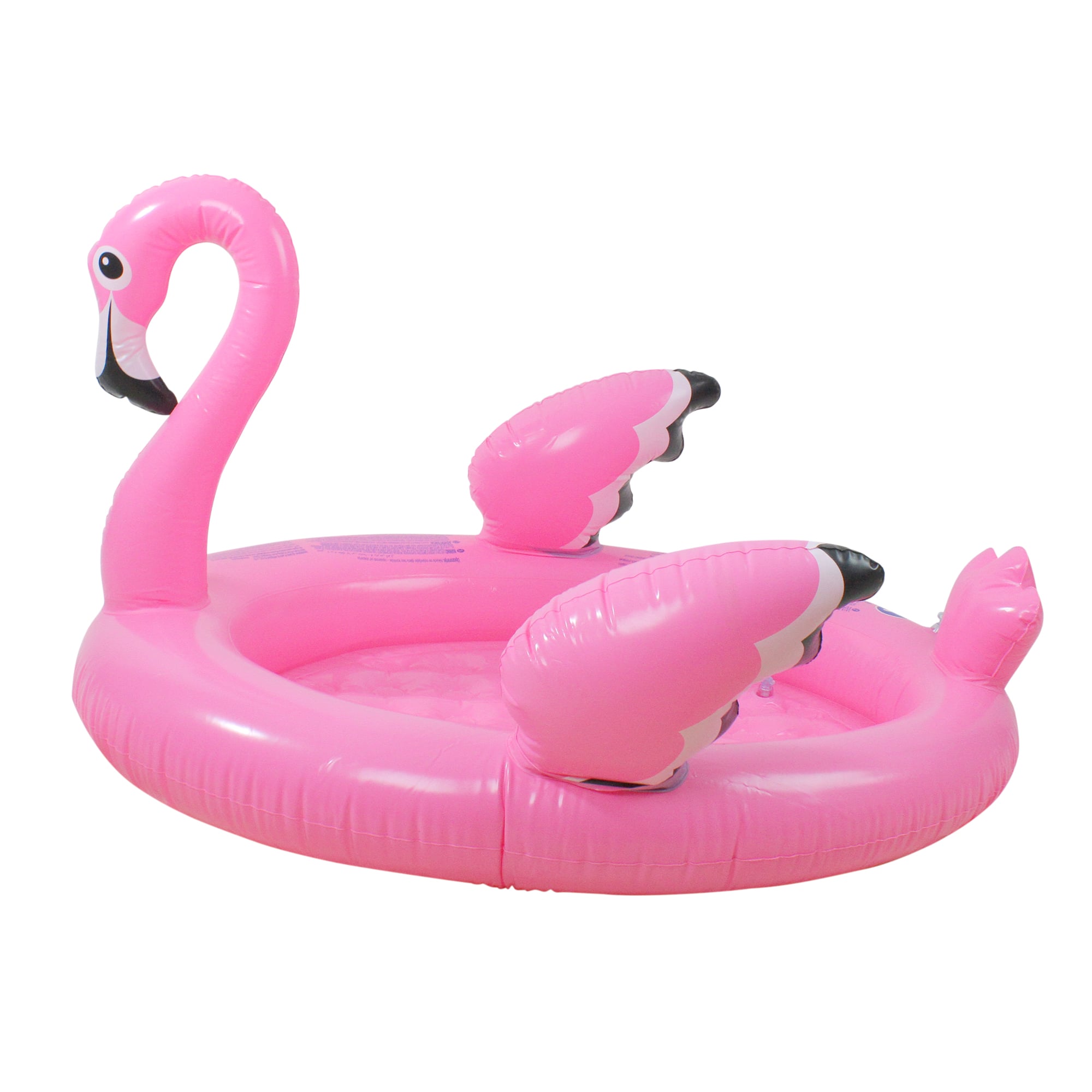 Swim Central 3.5ft. Inflatable Pink Flamingo Children&#x27;s Swimming Pool