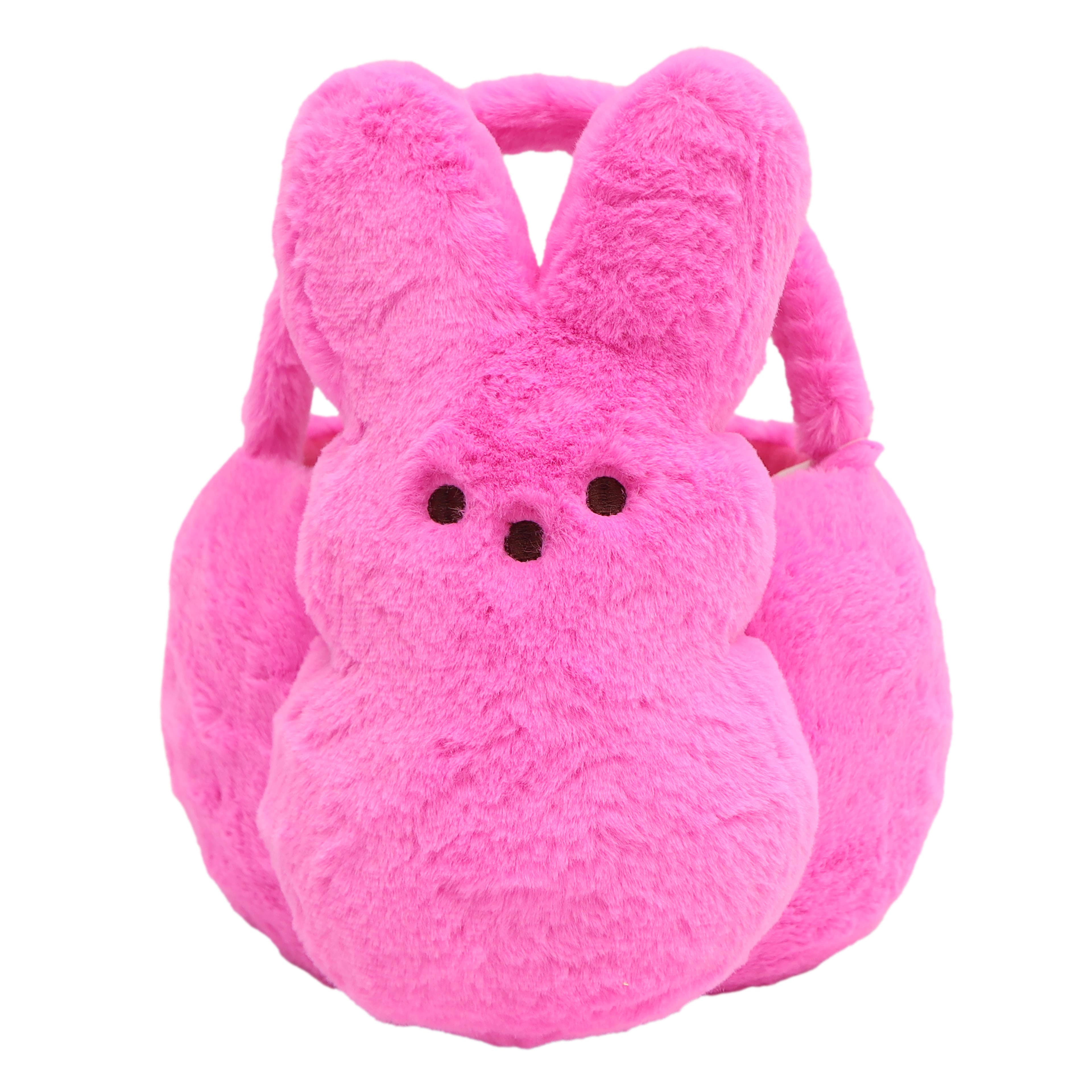 PEEPS® 9" Pink Bunny Plush Easter Basket