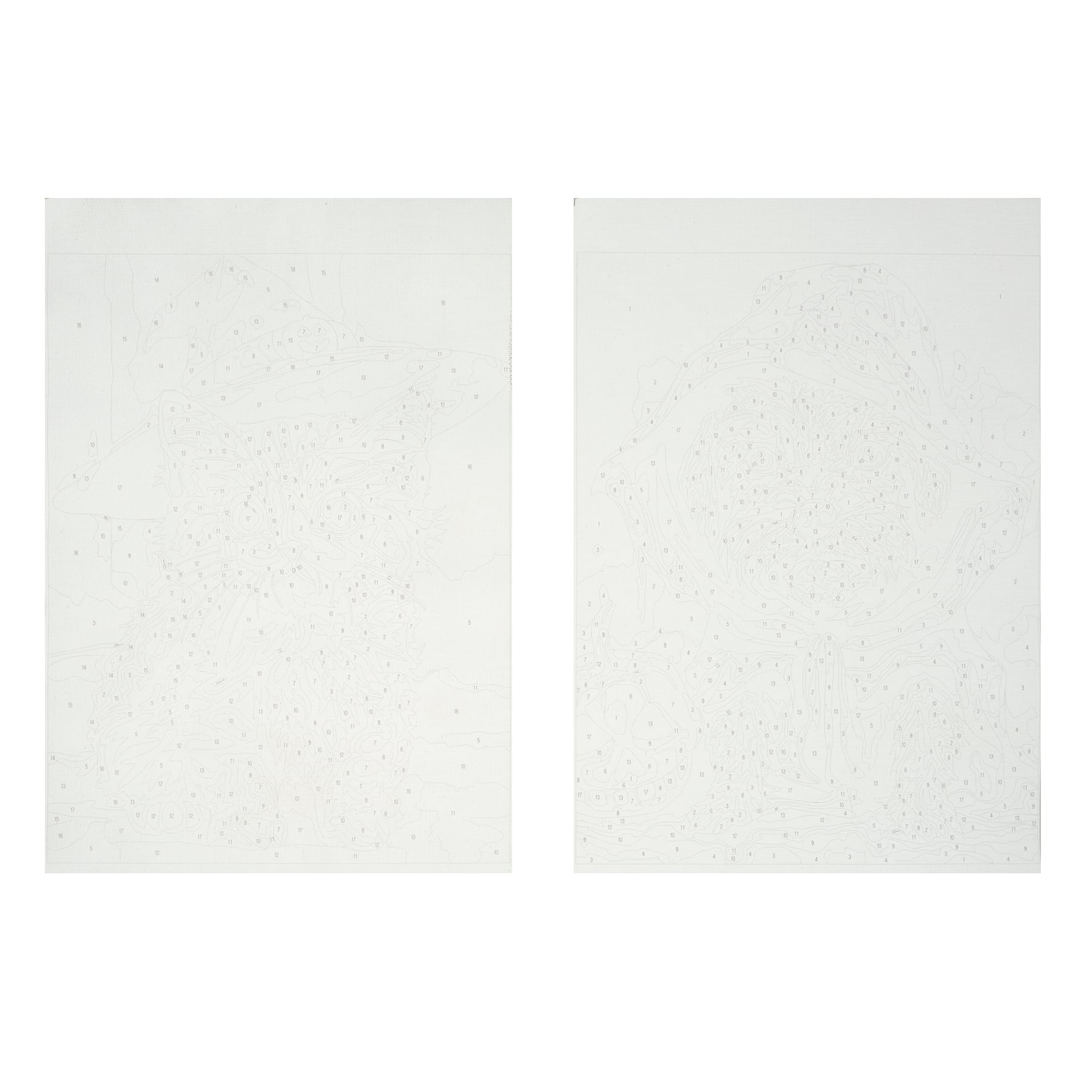 8&#x22; x 10&#x22; Cat &#x26; Dog Paint-by-Number Kit by Artist&#x27;s Loft&#xAE;