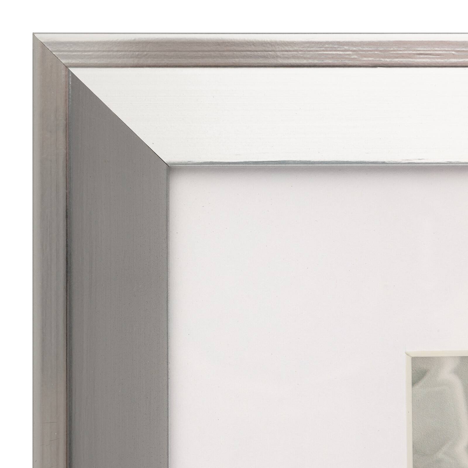 Silver Outer Slope Frame with Mat, Gallery by Studio Décor®