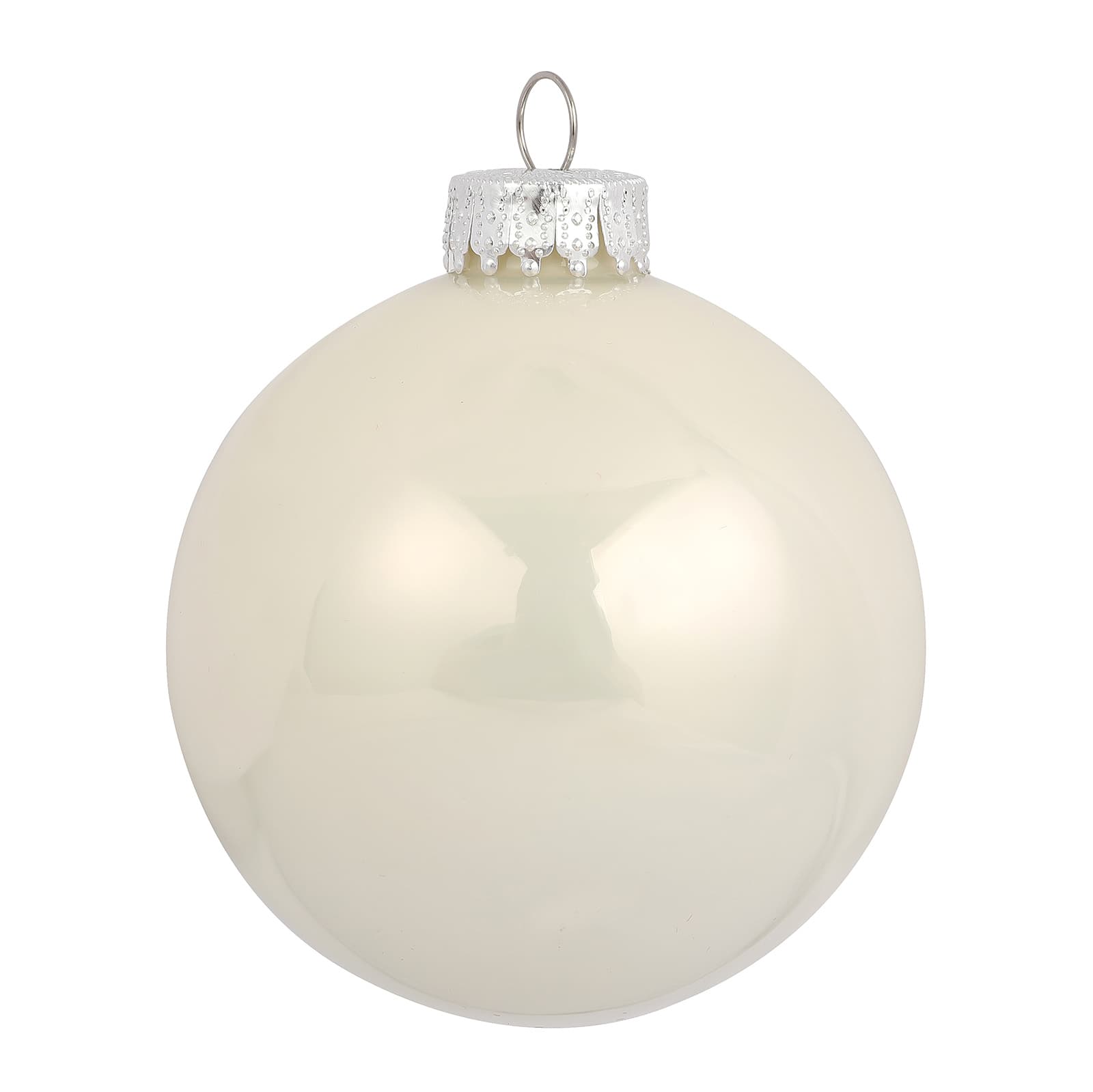 4 Pack 3.1&#x22; Shiny Glass Ball Ornaments by Ashland&#xAE;