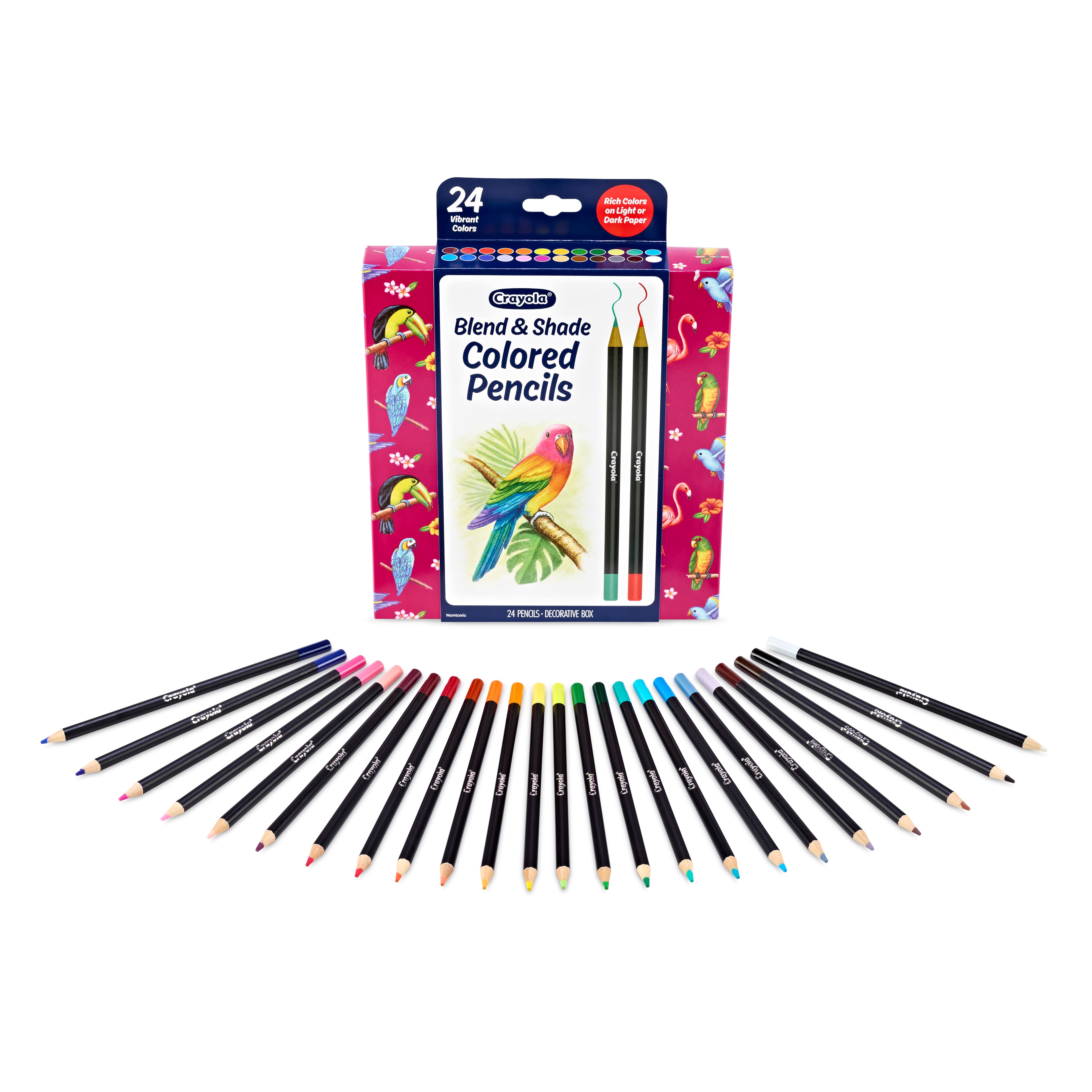 Crayola&#xAE; 24 Color Blend &#x26; Shade Colored Pencils