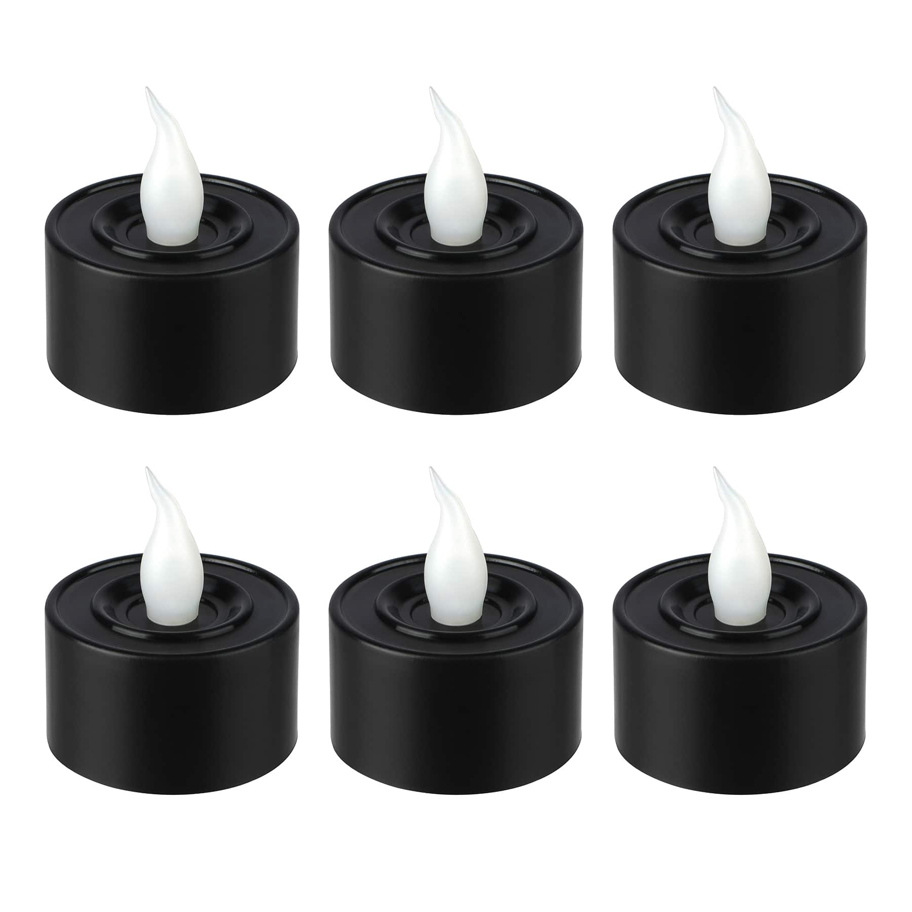 Black Color Changing LED Tealights, 6ct. by Ashland®