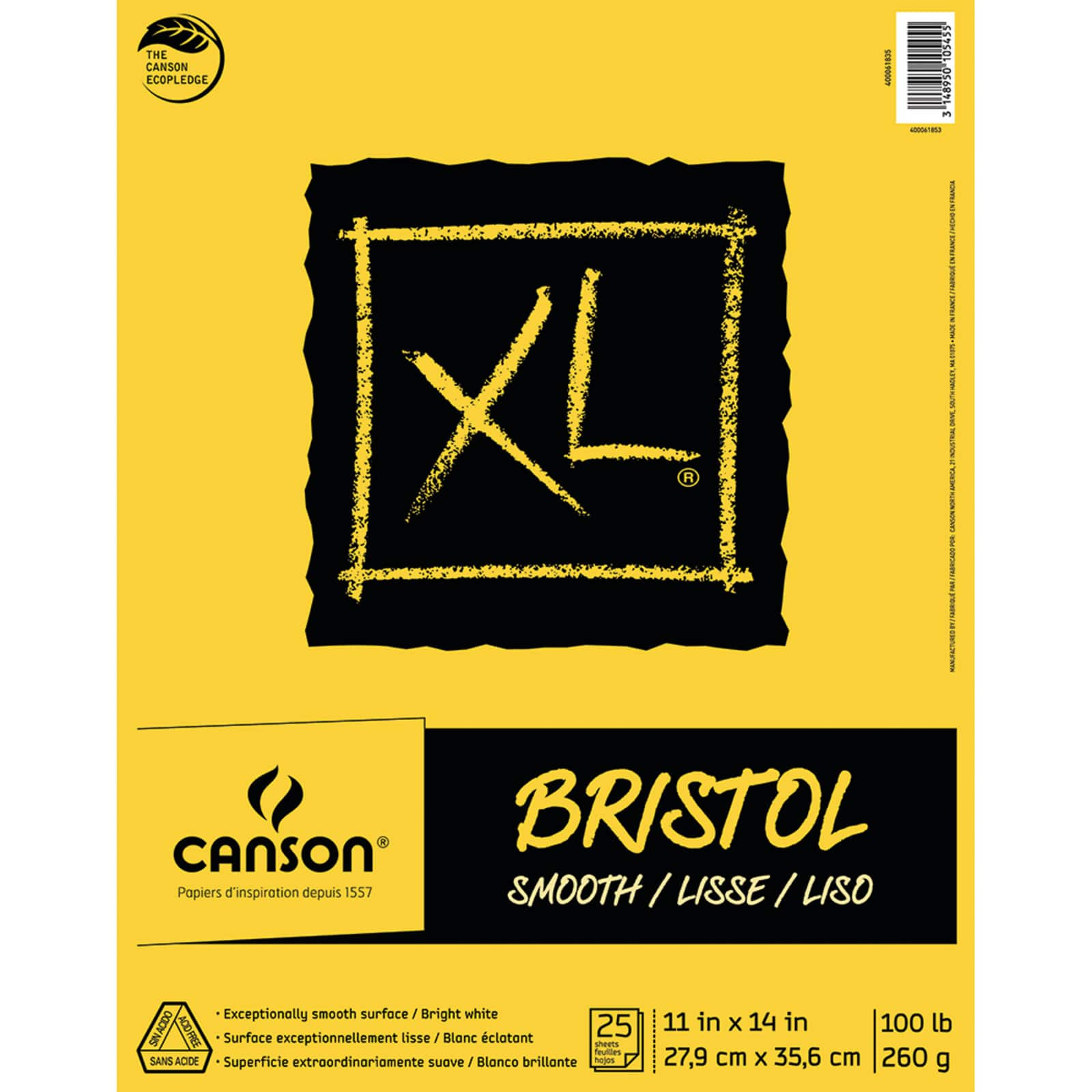 Canson&#xAE; XL&#xAE; Bristol Smooth Pad