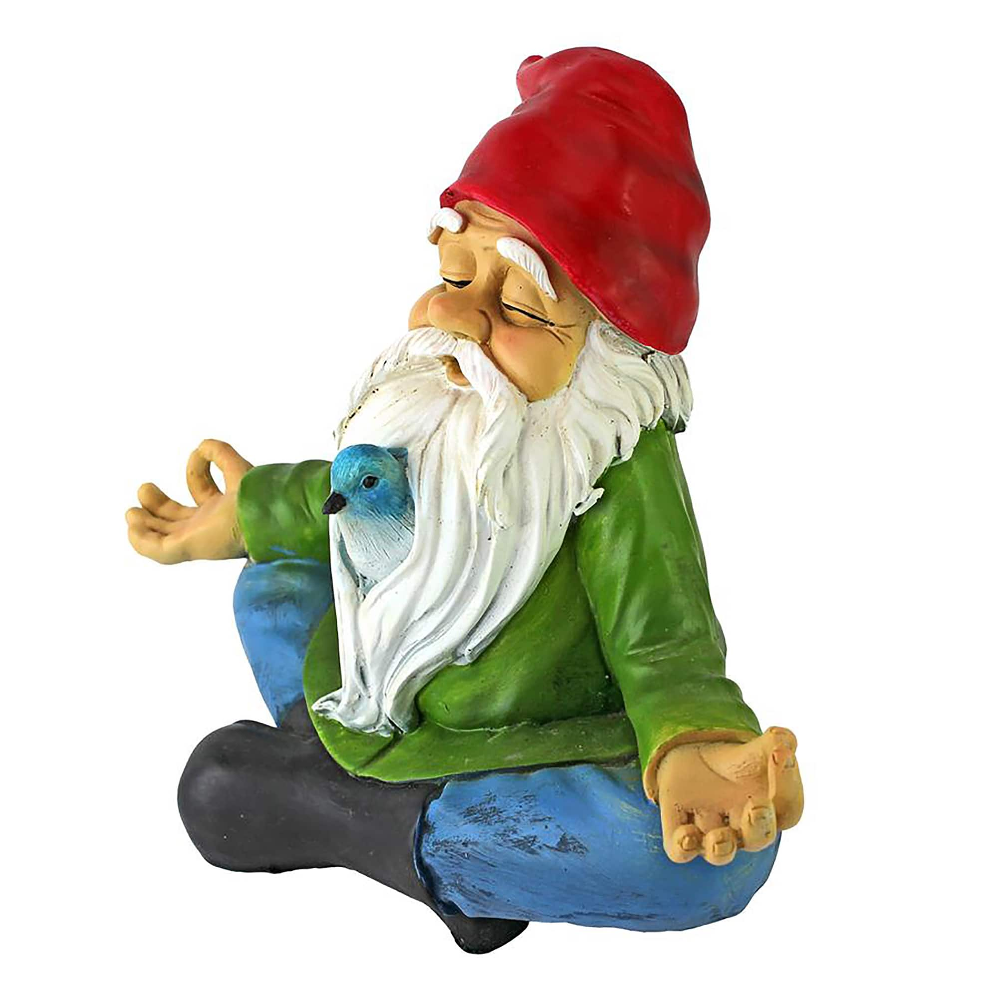 Design Toscano 9.5&#x22; Zen Garden Gnome Statue