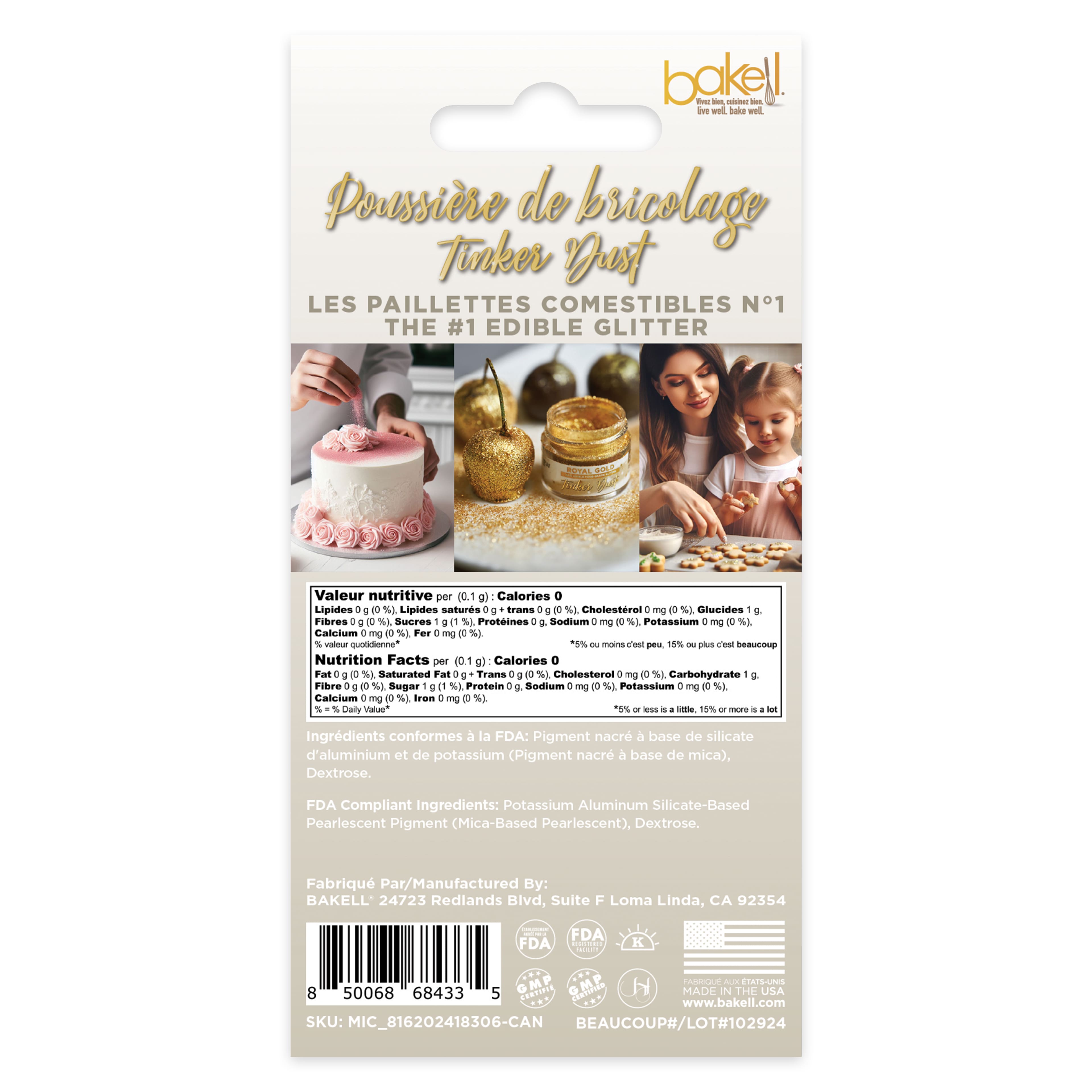Bakell® Tinker Dust Edible Glitter