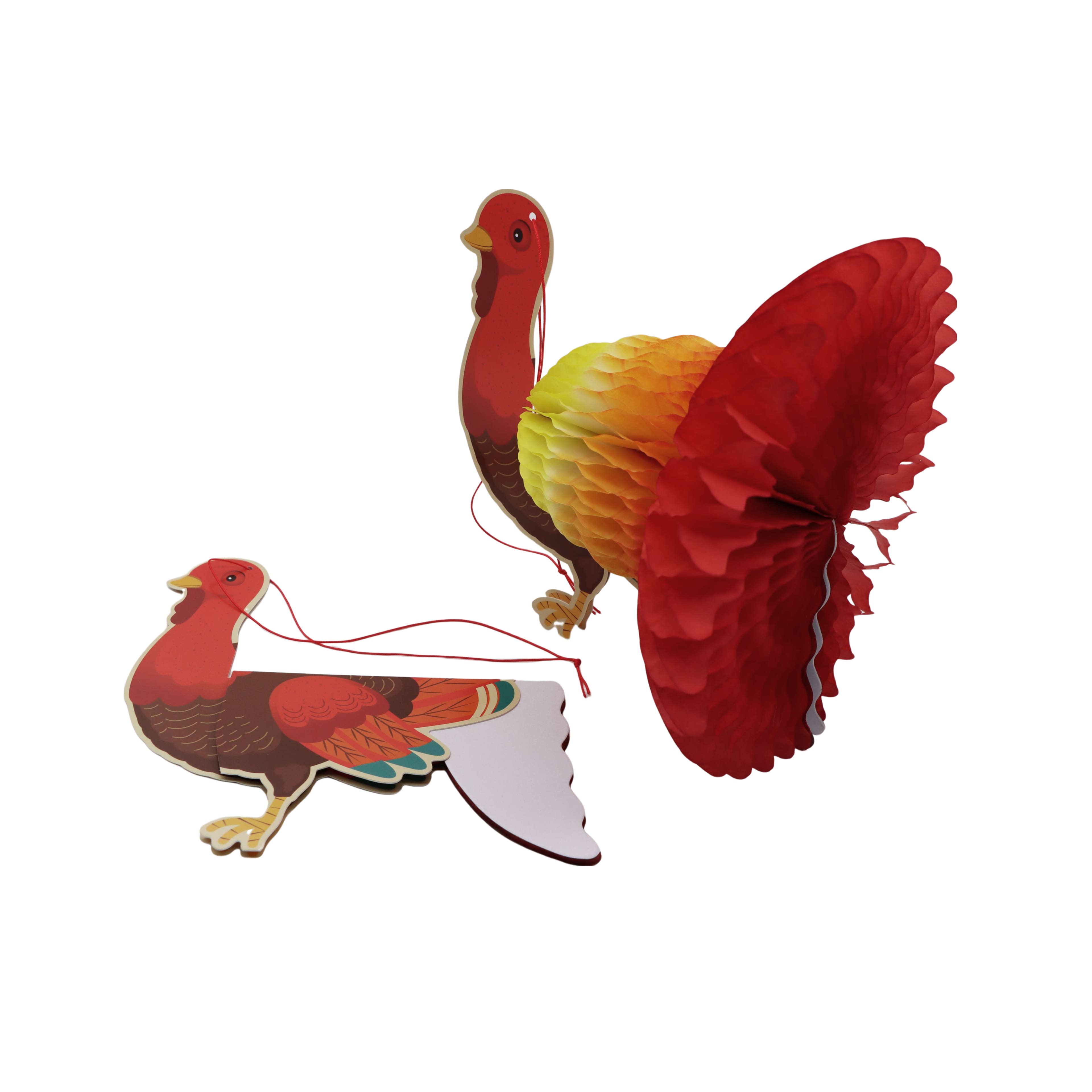 7.5&#x22; Honeycomb Turkeys, 2ct. by Celebrate It&#x2122;