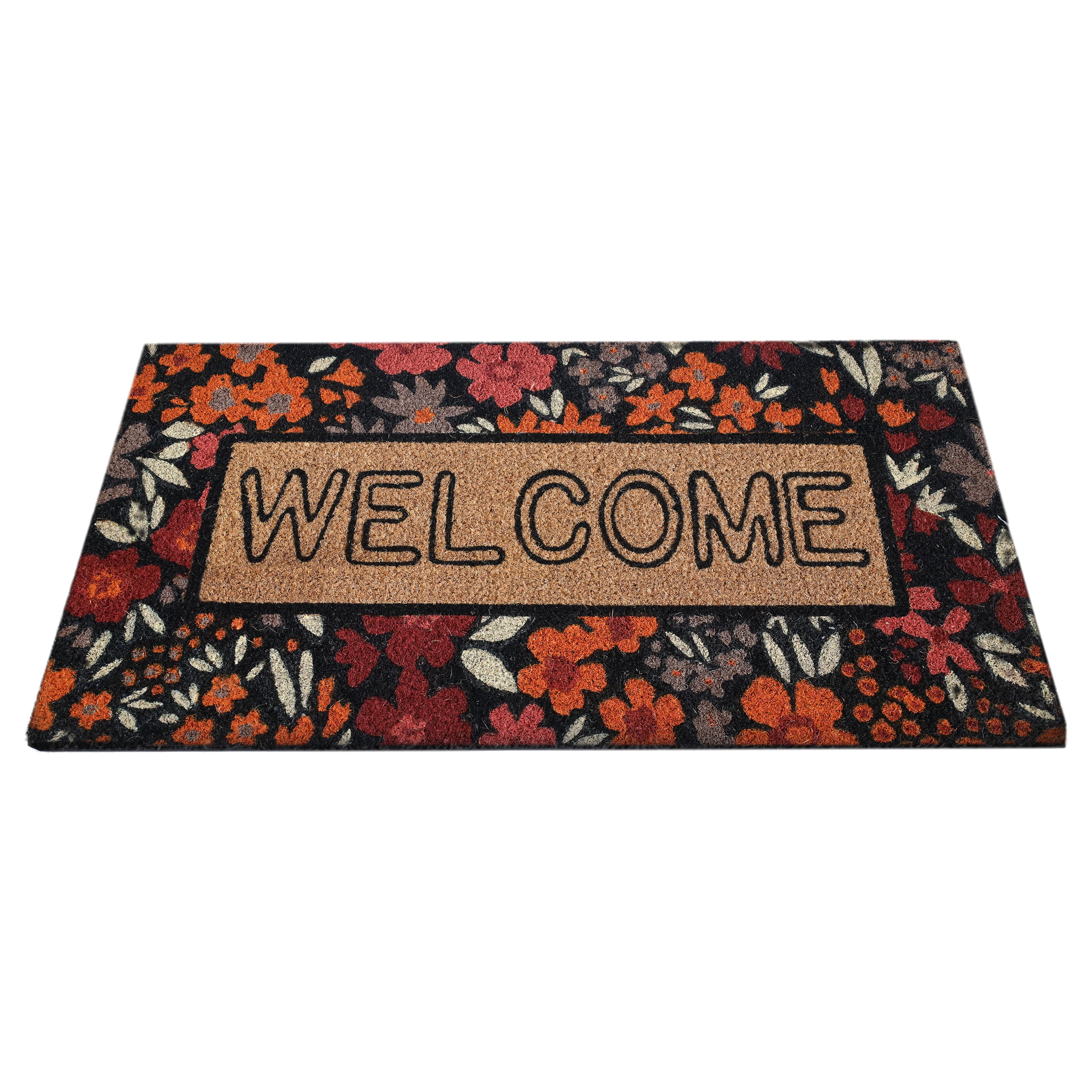 Welcome with Floral Doormat by Ashland&#xAE;