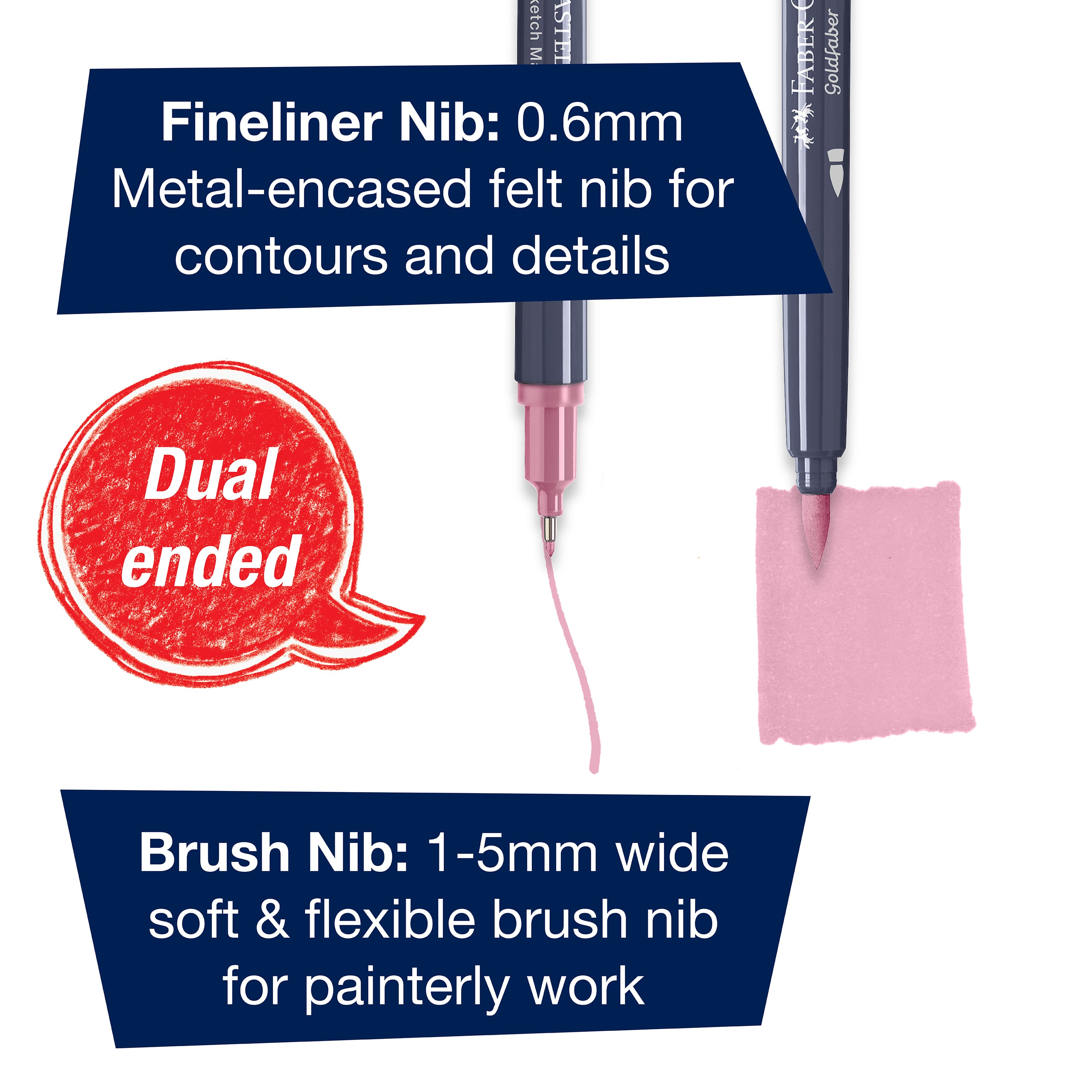 Faber-Castell® Goldfaber Sketch Fashion Dual Tip Alcohol Markers