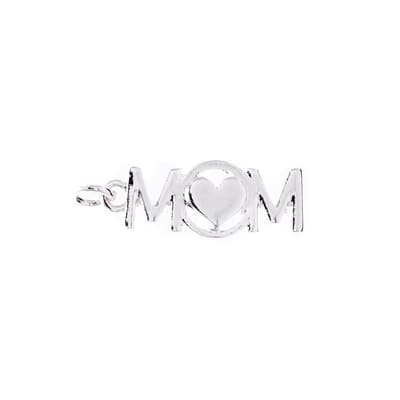 Charmalong™ Silver Mom Charm by Bead Landing™ image