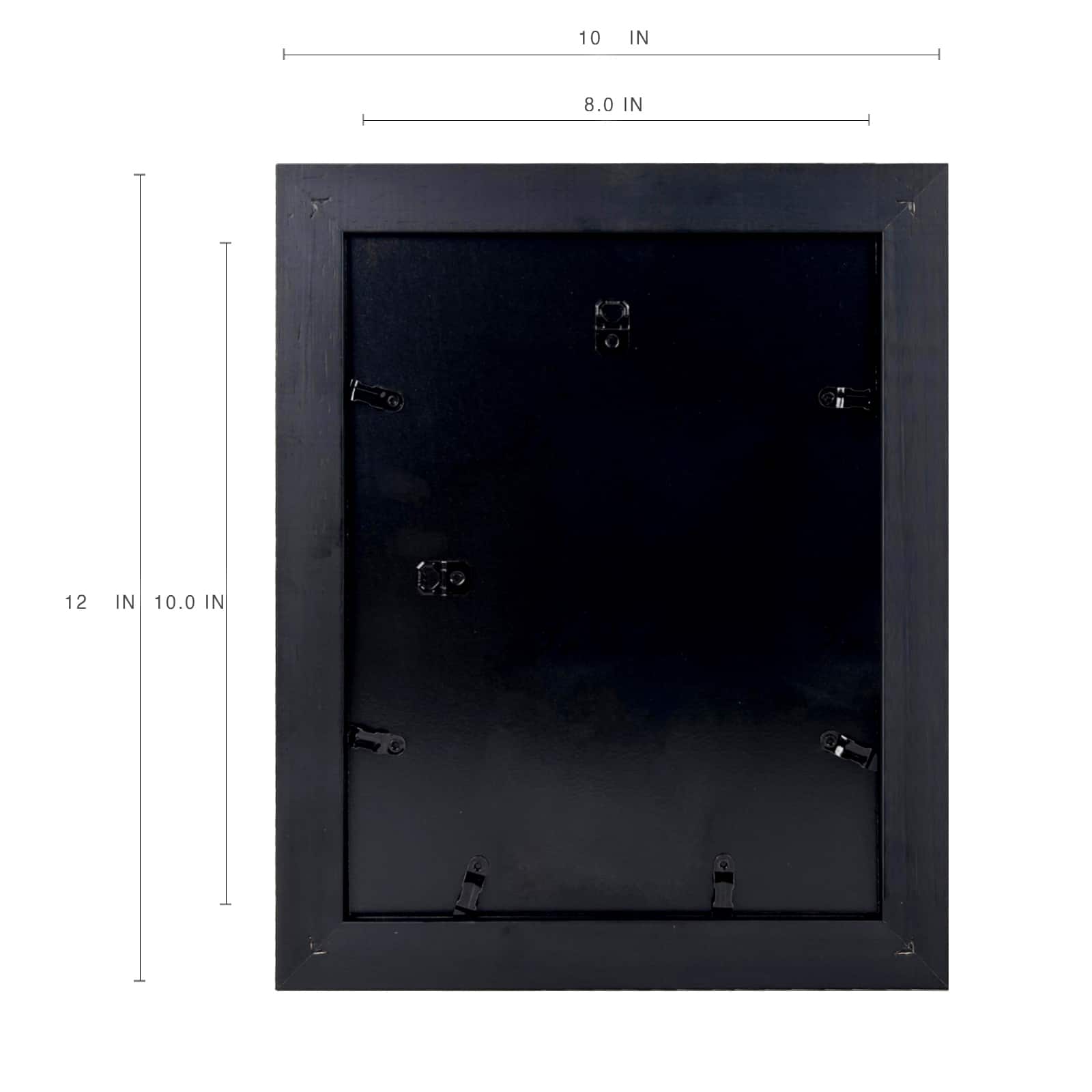 Home 8&#x22; x 10&#x22; Black Ridge Wood Frame by Studio D&#xE9;cor&#xAE;