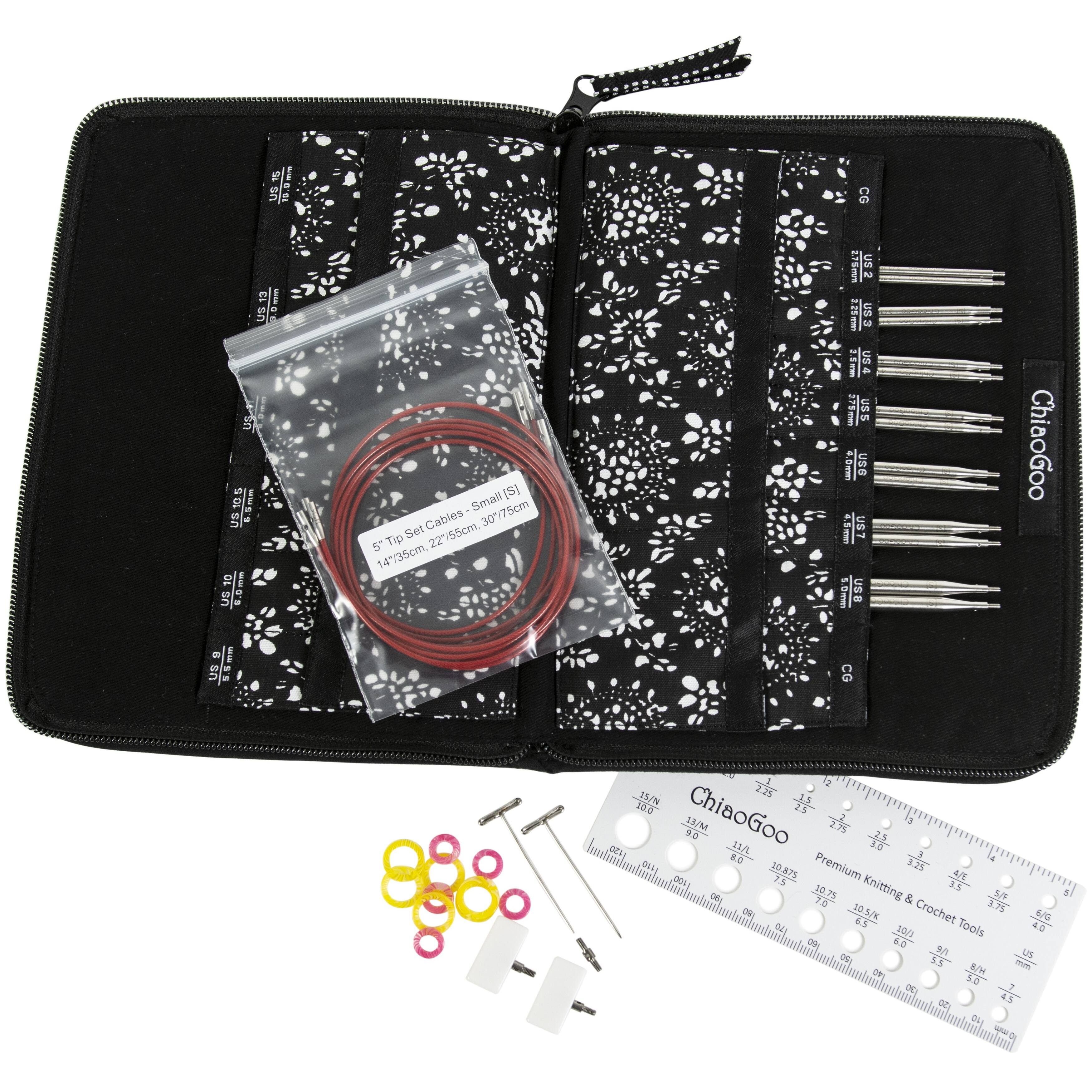 Ferri Per Progetti Tessitura Set Ferri Da Maglia Intercambiabili - Ferri Circolari Metallo Per Lavori A Maglia Kit Lavorazione A Maglia