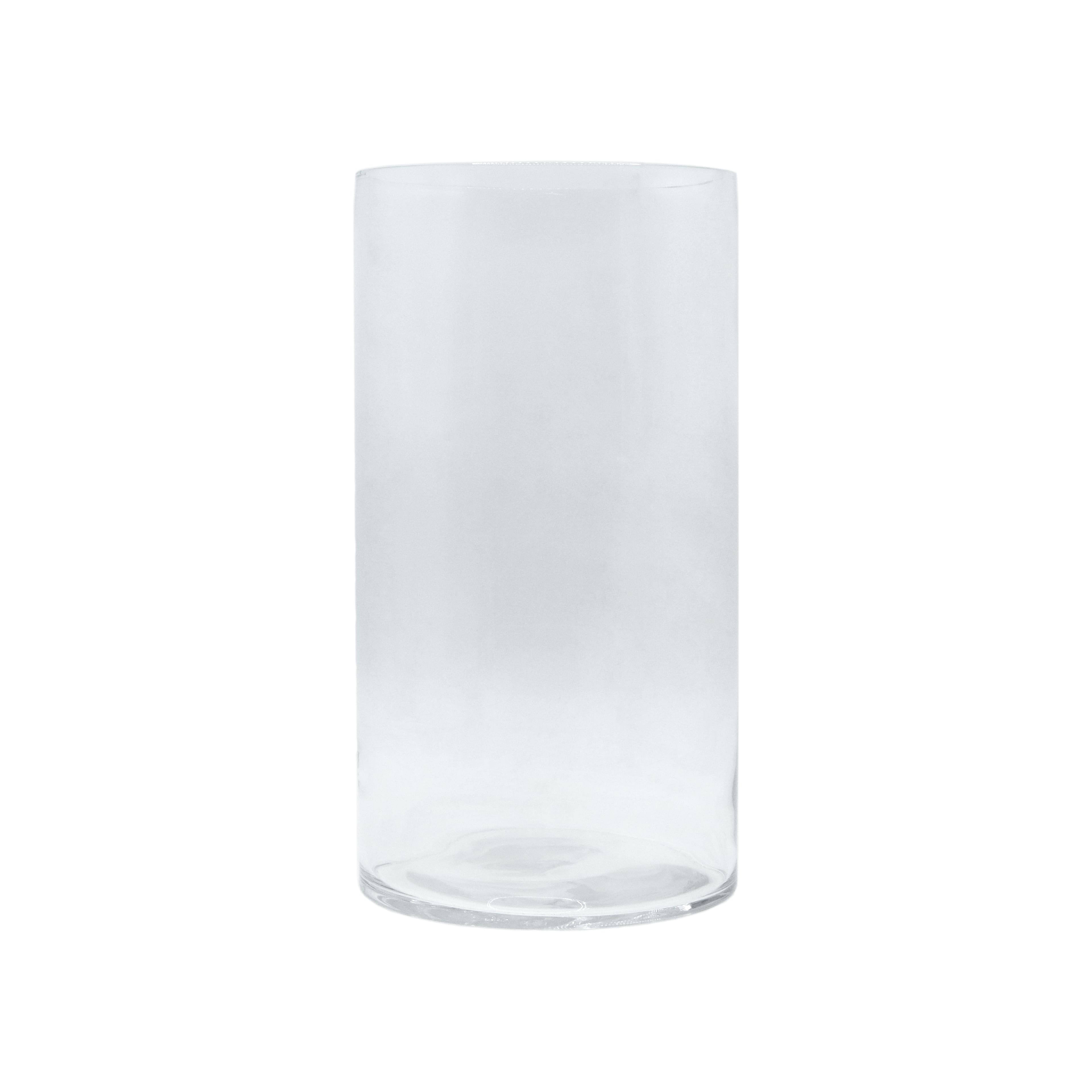 6 Pack: 11" Clear Cylinder Glass Vase by Ashland®